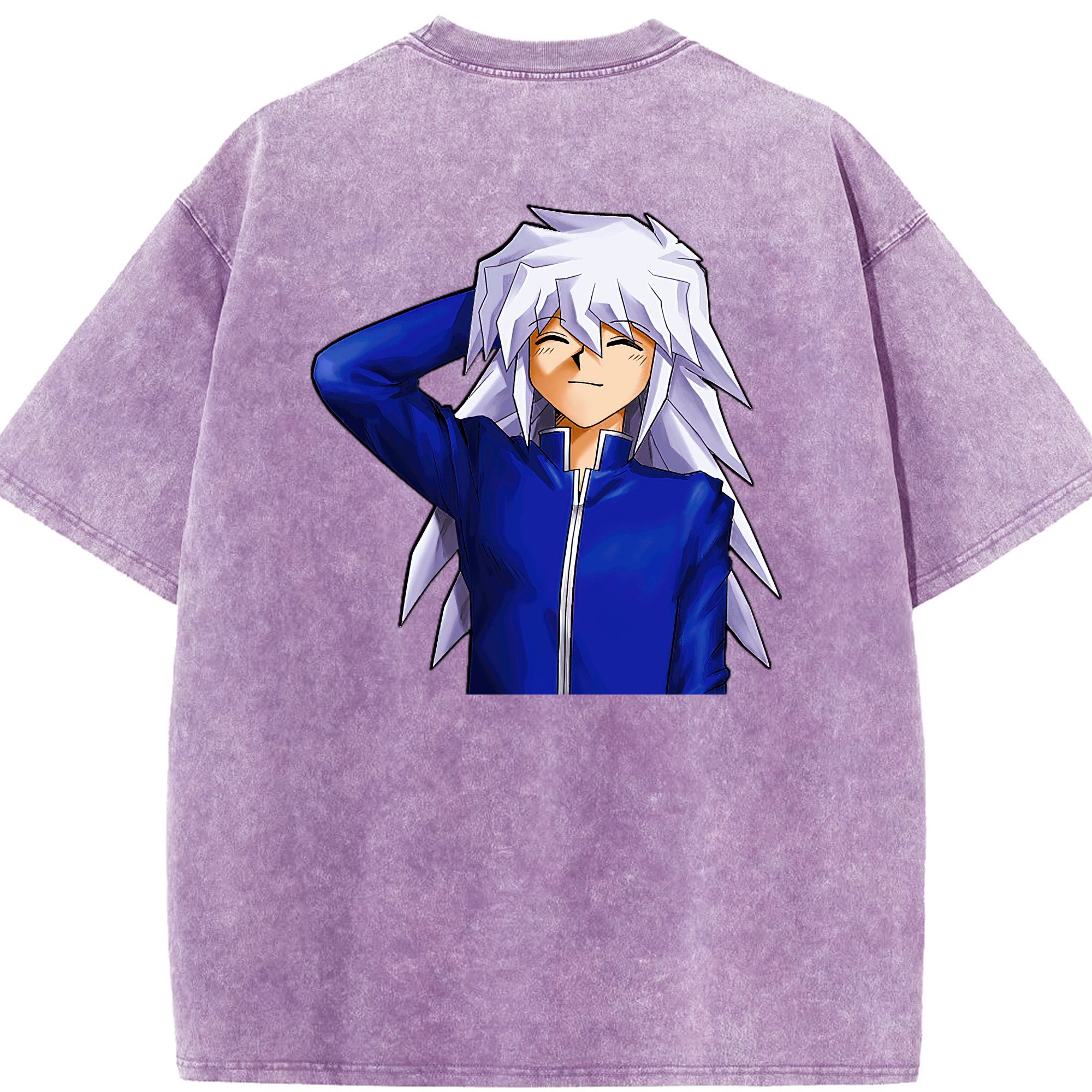 （画像用） 遊☆戯☆王 Yu-Gi-Oh! 綿100% ヴィンテージ風 半袖Tシャツ（背面プリント）
