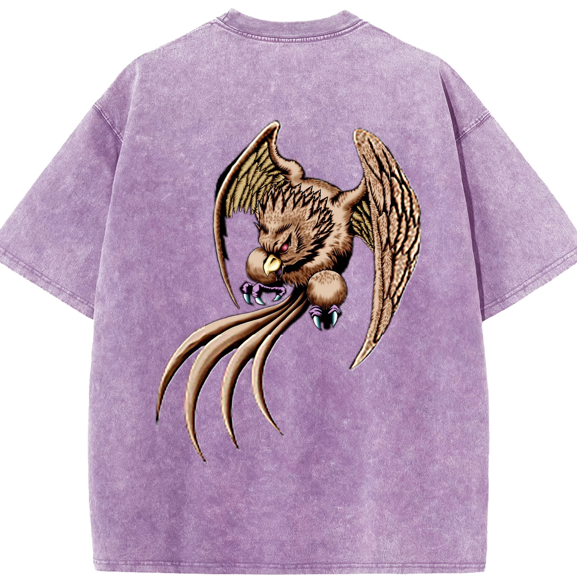 （画像用） 遊☆戯☆王 Yu-Gi-Oh! 綿100% ヴィンテージ風 半袖Tシャツ（背面プリント）