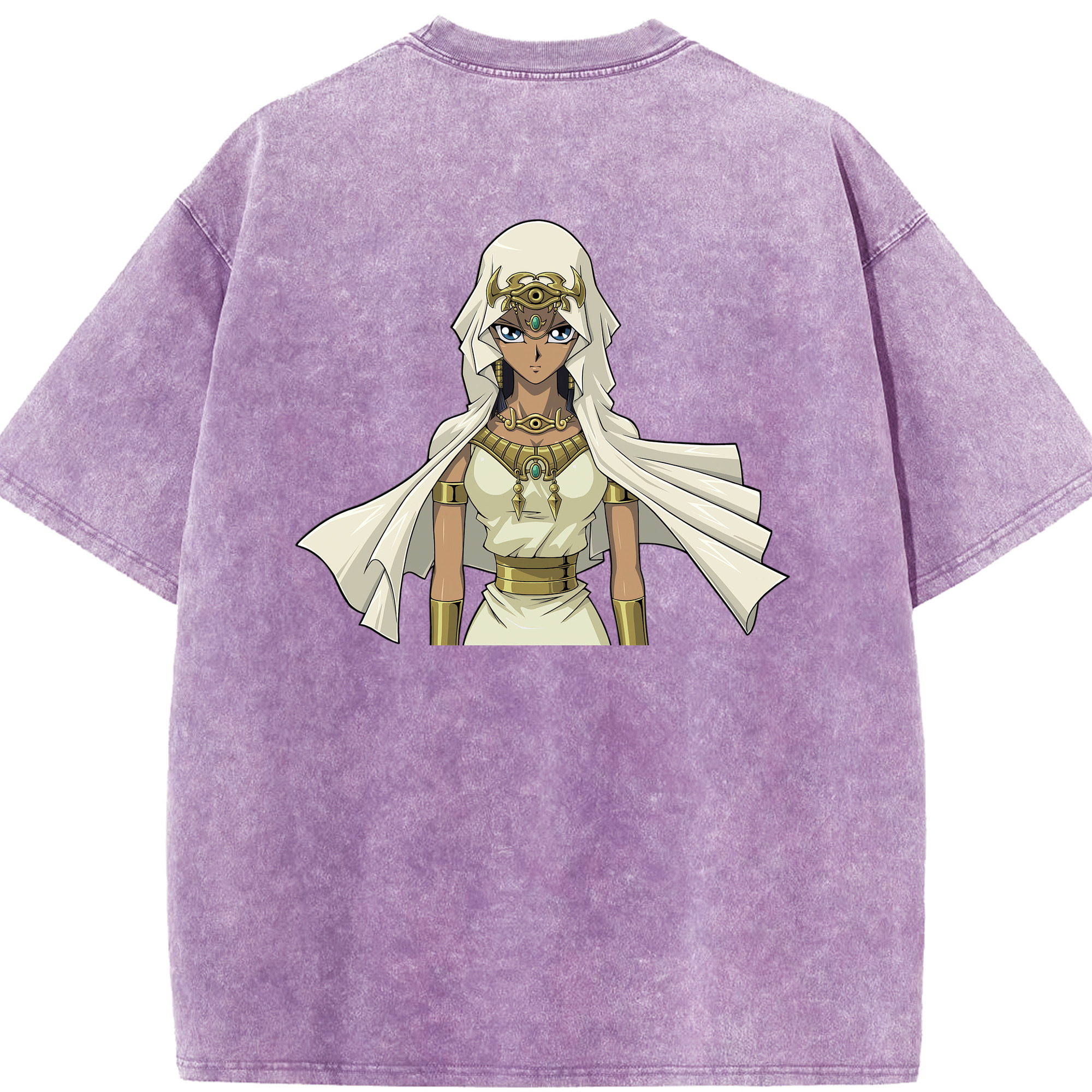 （画像用） 遊☆戯☆王 Yu-Gi-Oh! 綿100% ヴィンテージ風 半袖Tシャツ（背面プリント）