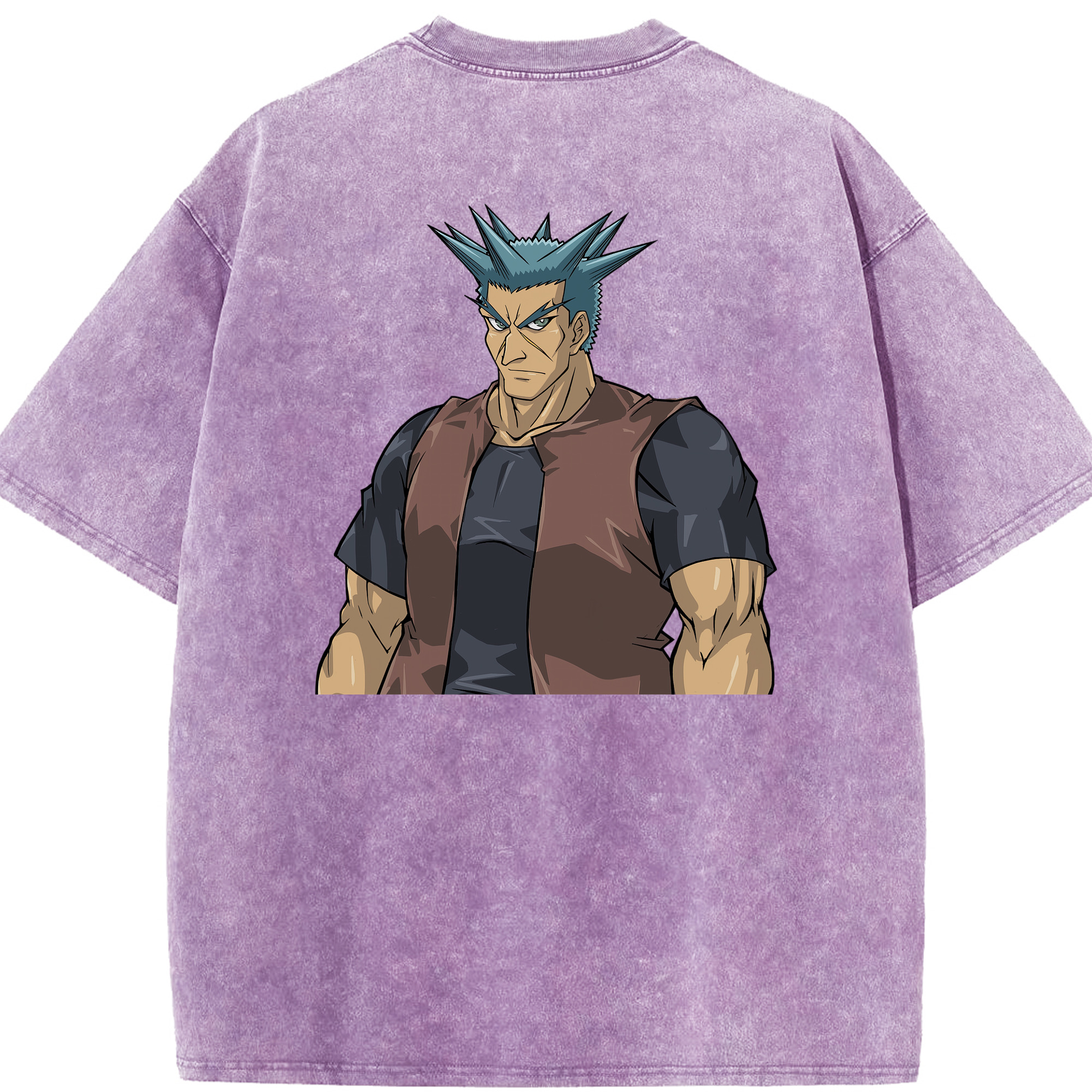 （画像用） 遊☆戯☆王 Yu-Gi-Oh! 綿100% ヴィンテージ風 半袖Tシャツ（背面プリント）