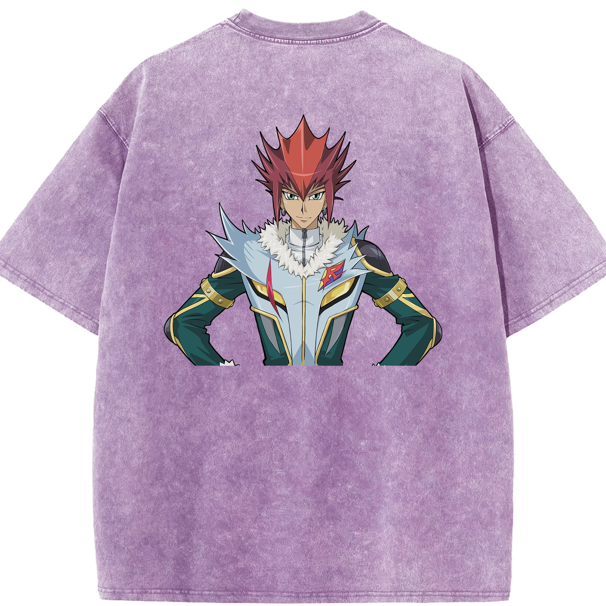 （画像用） 遊☆戯☆王 Yu-Gi-Oh! 綿100% ヴィンテージ風 半袖Tシャツ（背面プリント）