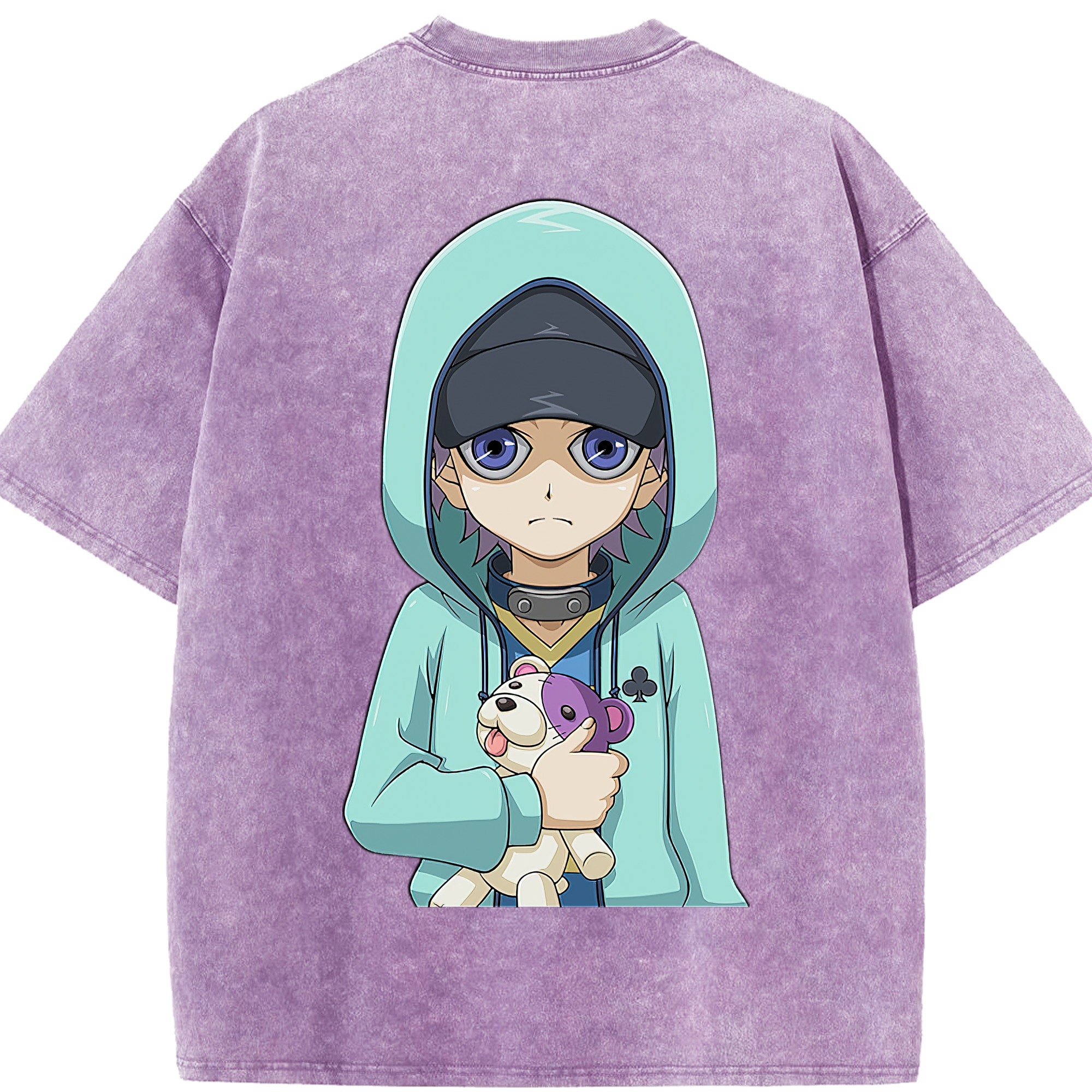 （画像用） 遊☆戯☆王 Yu-Gi-Oh! 綿100% ヴィンテージ風 半袖Tシャツ（背面プリント）