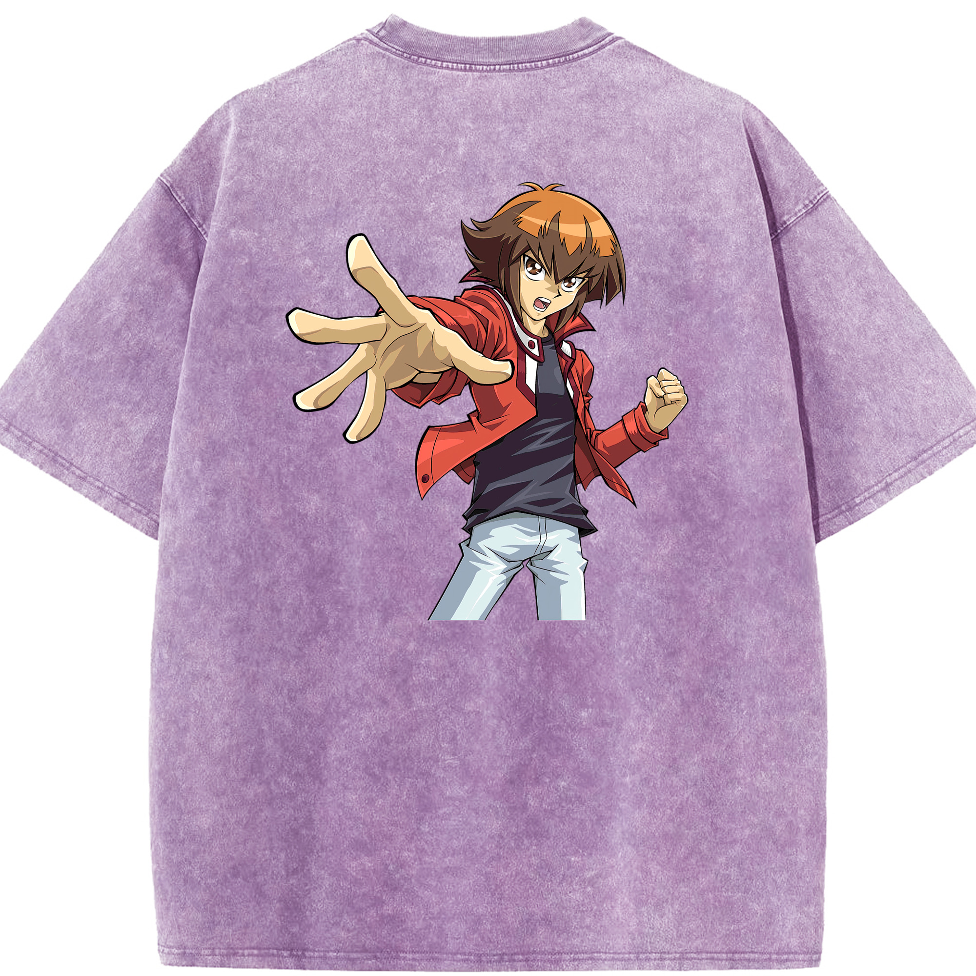 （画像用） 遊☆戯☆王 Yu-Gi-Oh! 綿100% ヴィンテージ風 半袖Tシャツ（背面プリント）