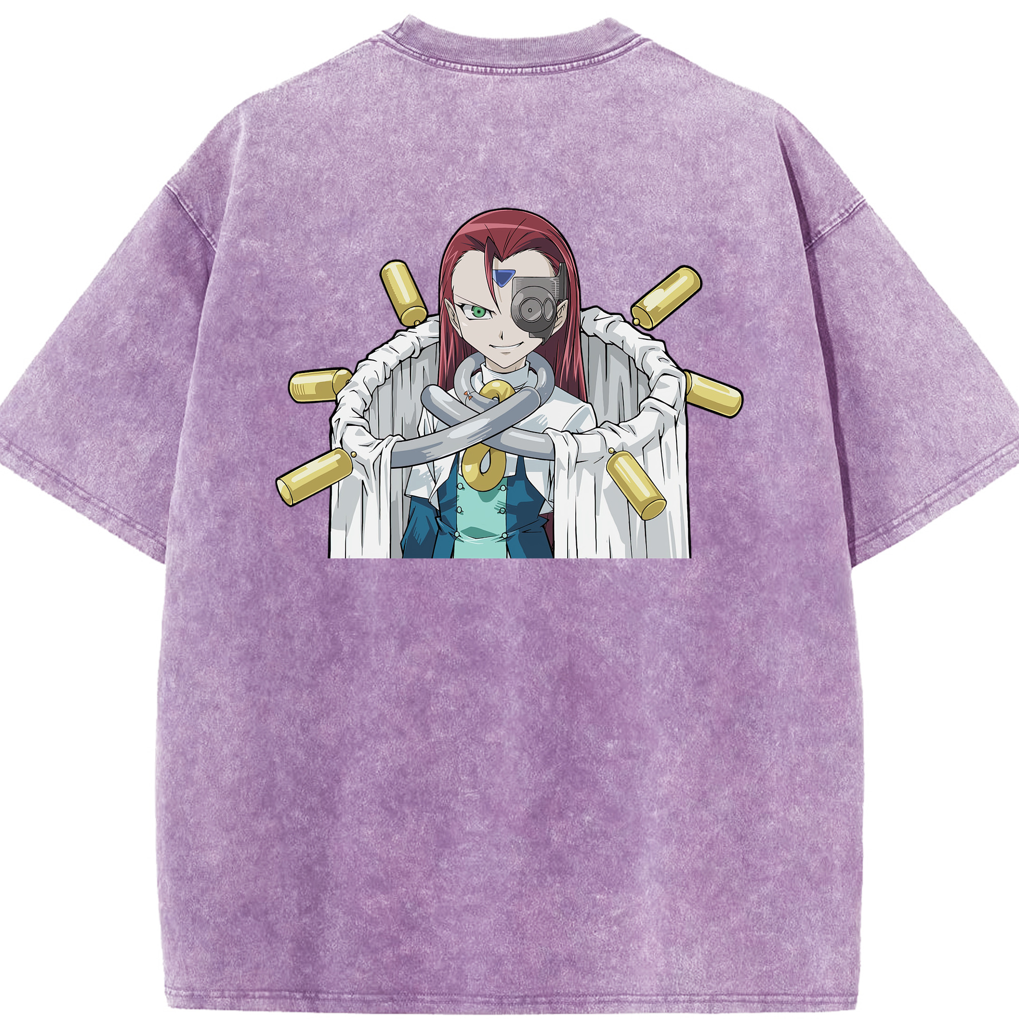 （画像用） 遊☆戯☆王 Yu-Gi-Oh! 綿100% ヴィンテージ風 半袖Tシャツ（背面プリント）