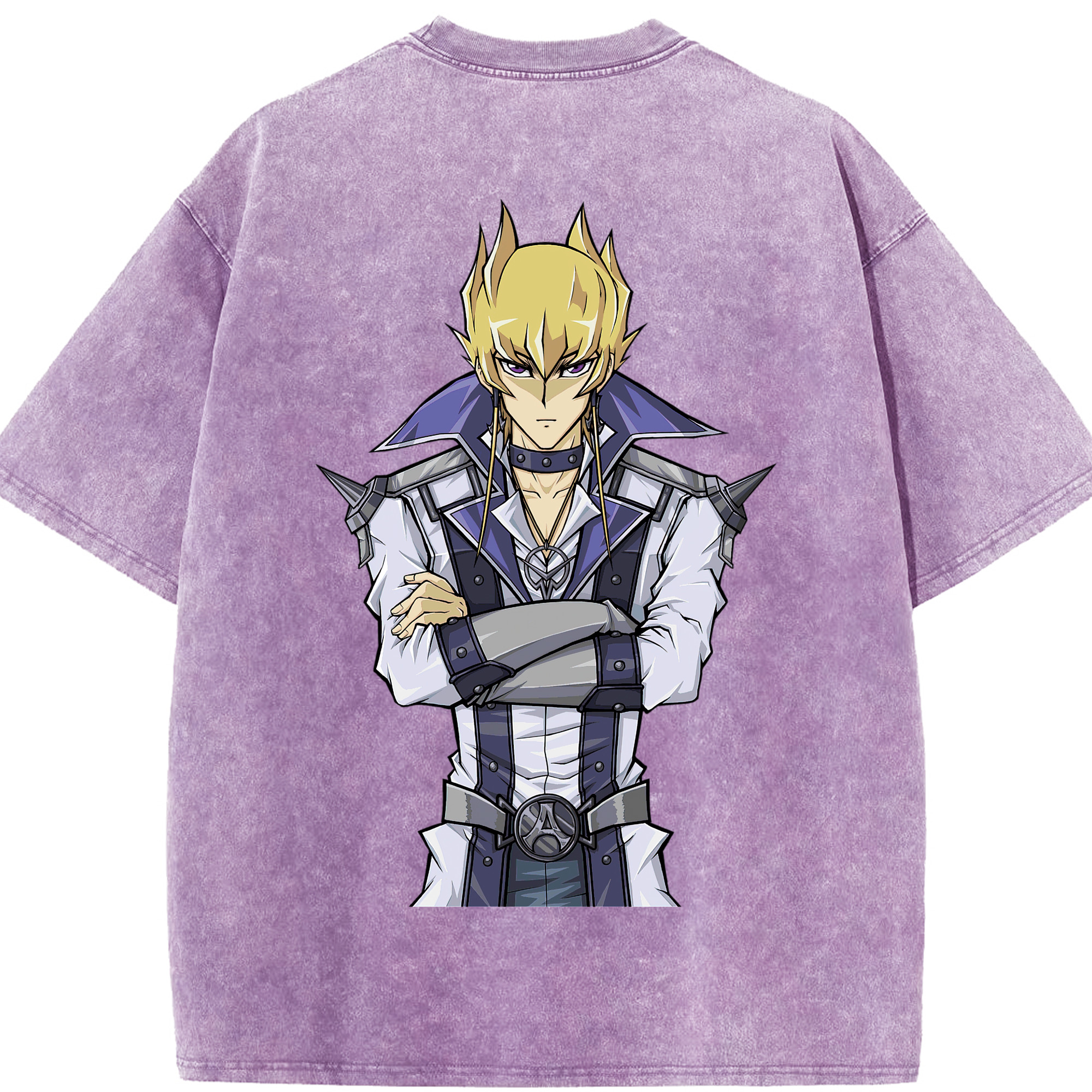 （画像用） 遊☆戯☆王 Yu-Gi-Oh! 綿100% ヴィンテージ風 半袖Tシャツ（背面プリント）