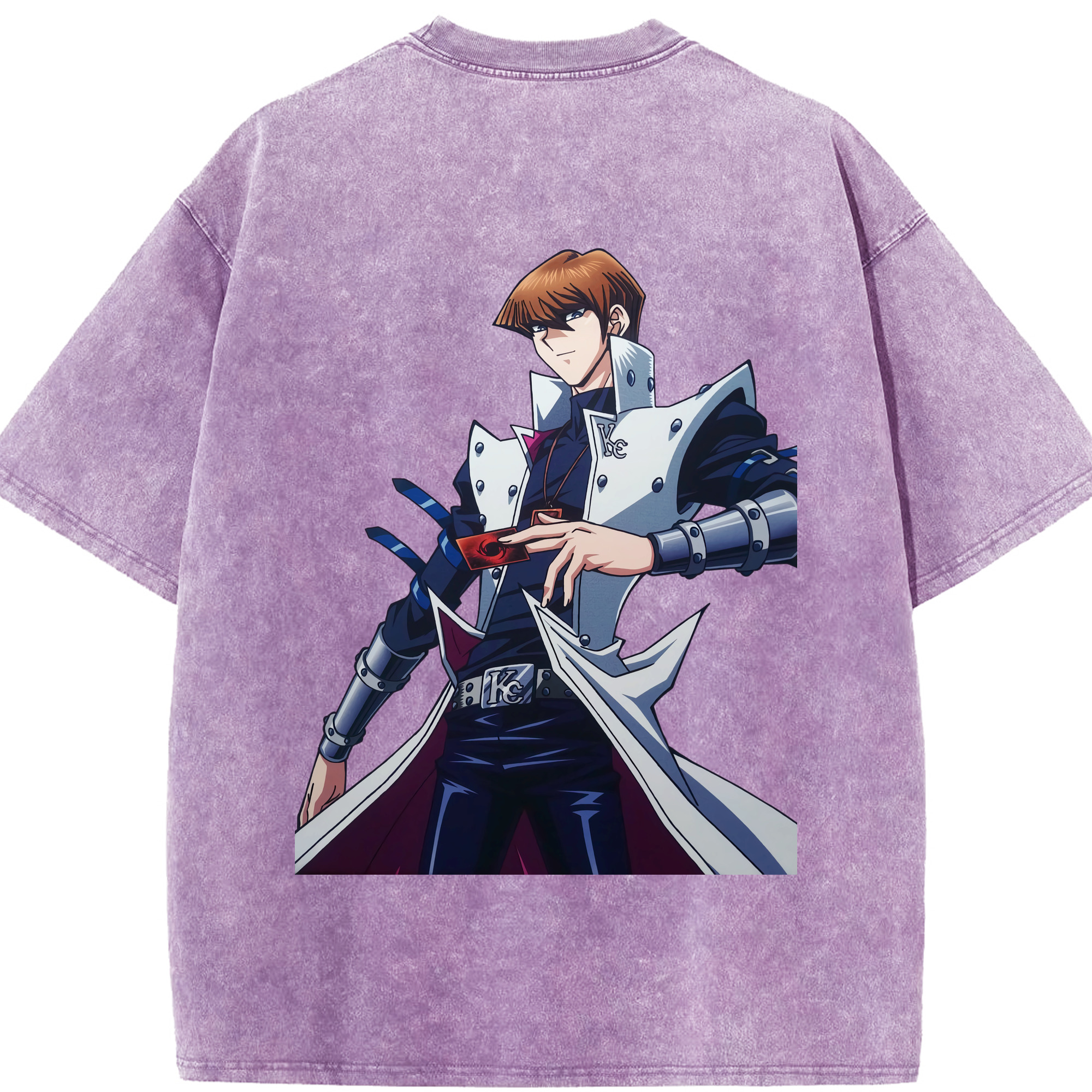 （画像用） 遊☆戯☆王 Yu-Gi-Oh! 綿100% ヴィンテージ風 半袖Tシャツ（背面プリント）