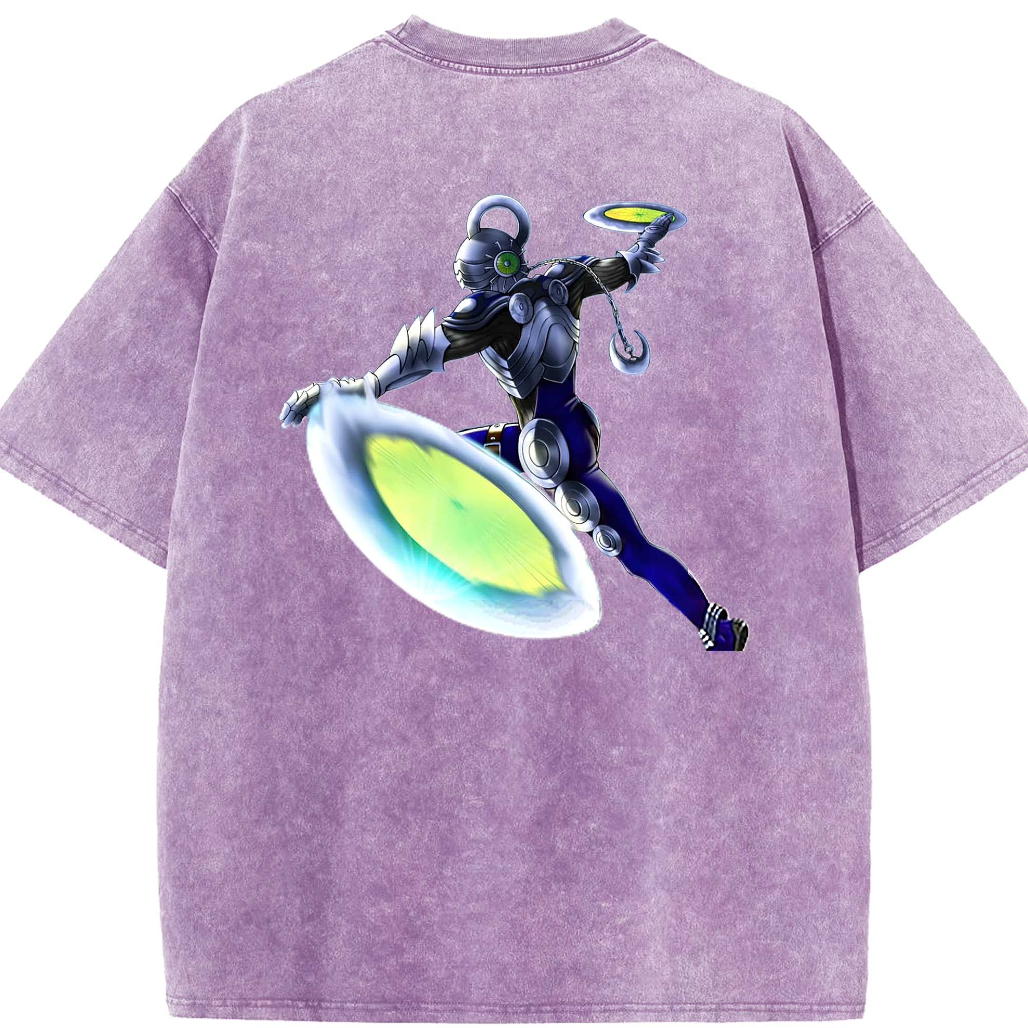 （画像用） 遊☆戯☆王 Yu-Gi-Oh! 綿100% ヴィンテージ風 半袖Tシャツ（背面プリント）