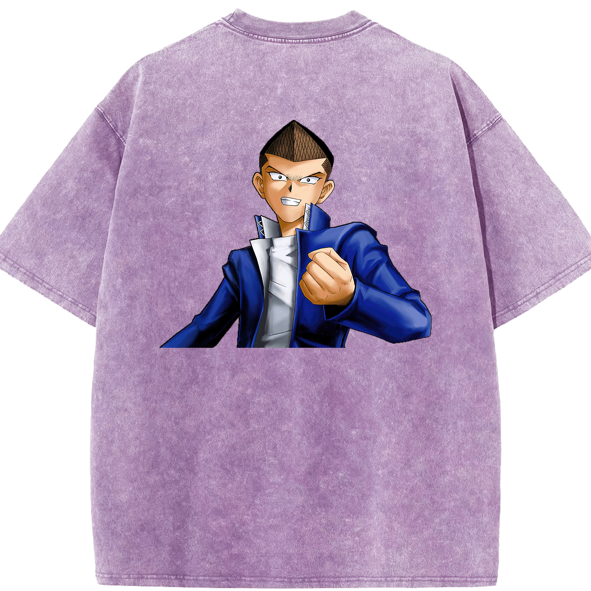 （画像用） 遊☆戯☆王 Yu-Gi-Oh! 綿100% ヴィンテージ風 半袖Tシャツ（背面プリント）