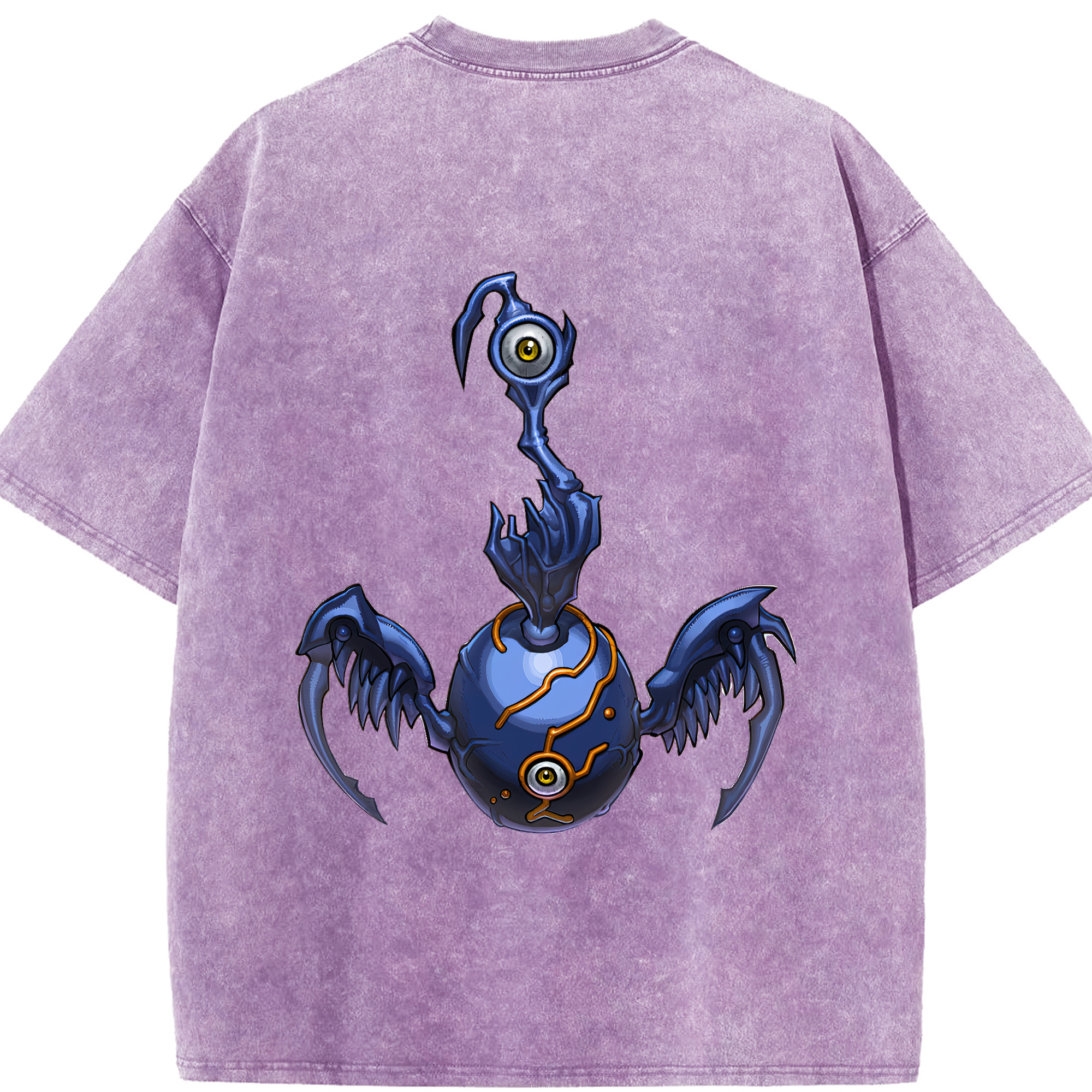 （画像用） 遊☆戯☆王 Yu-Gi-Oh! 綿100% ヴィンテージ風 半袖Tシャツ（背面プリント）