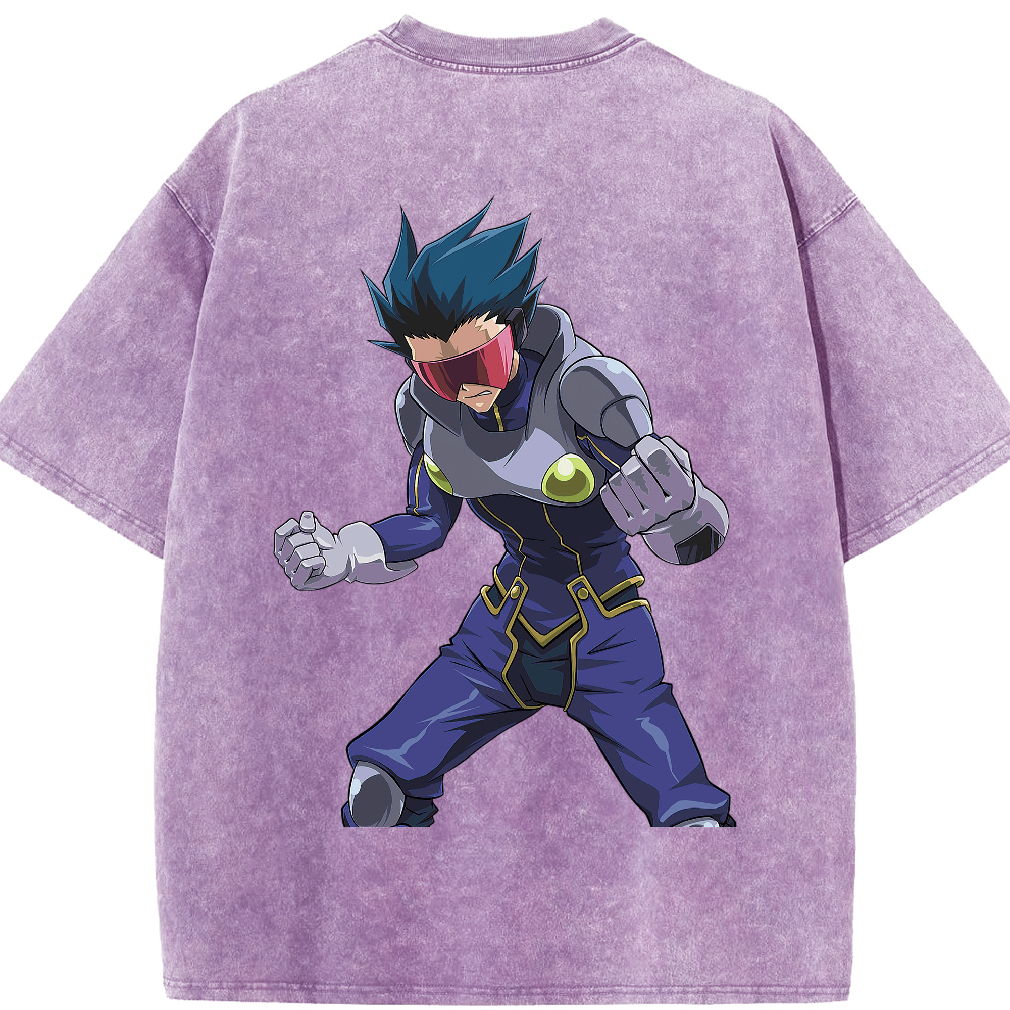 （画像用） 遊☆戯☆王 Yu-Gi-Oh! 綿100% ヴィンテージ風 半袖Tシャツ（背面プリント）