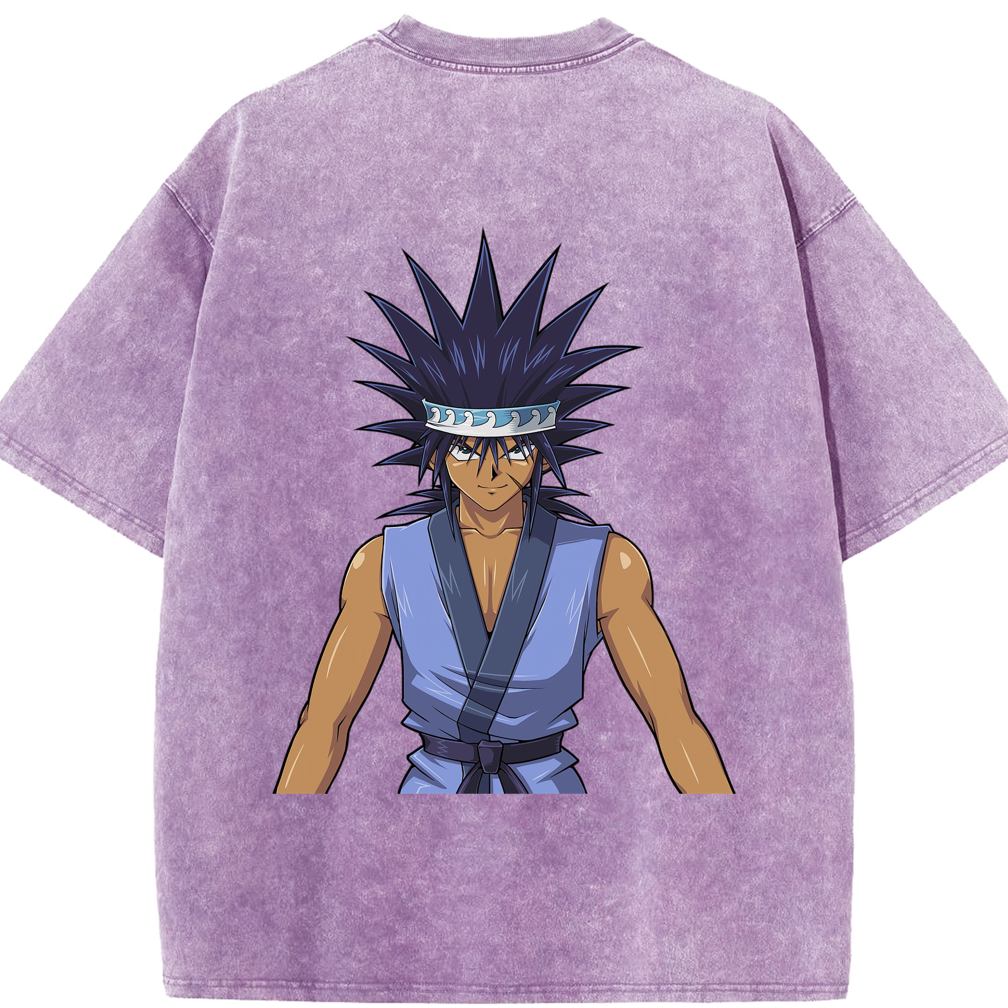 （画像用） 遊☆戯☆王 Yu-Gi-Oh! 綿100% ヴィンテージ風 半袖Tシャツ（背面プリント）