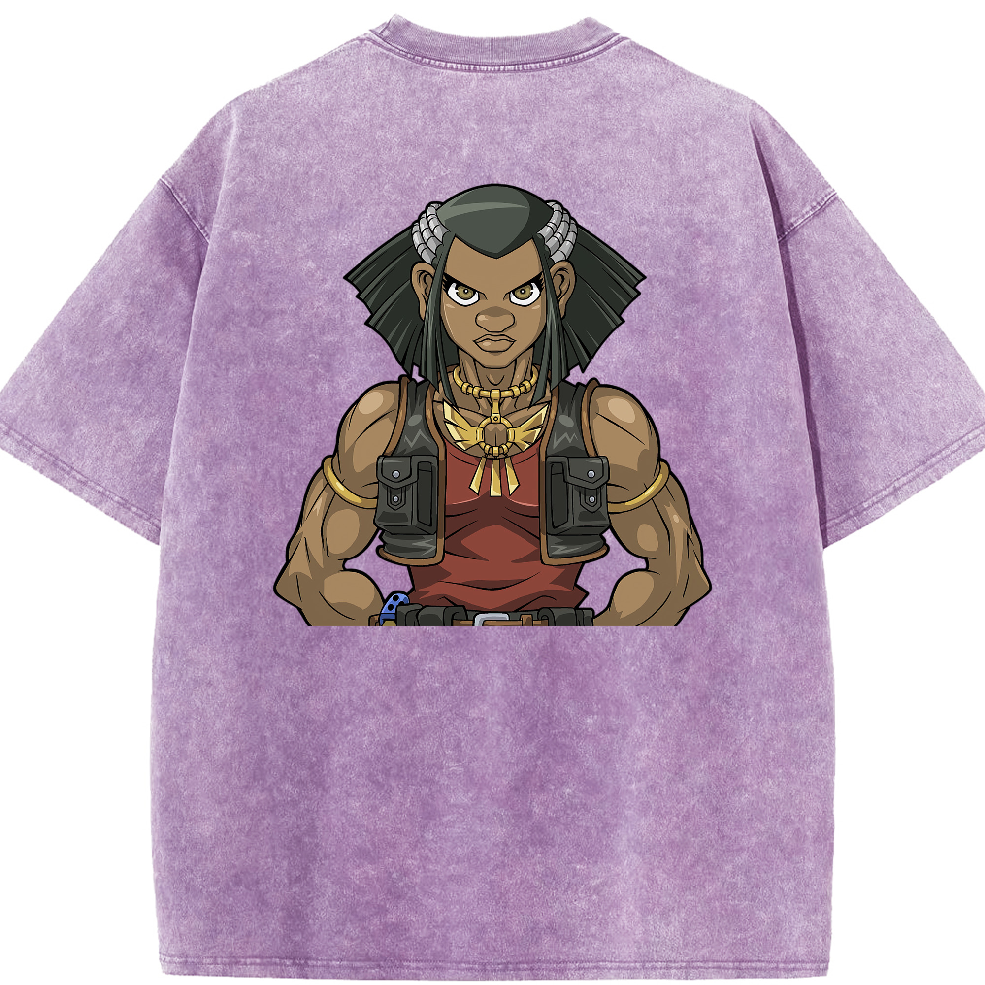 （画像用） 遊☆戯☆王 Yu-Gi-Oh! 綿100% ヴィンテージ風 半袖Tシャツ（背面プリント）