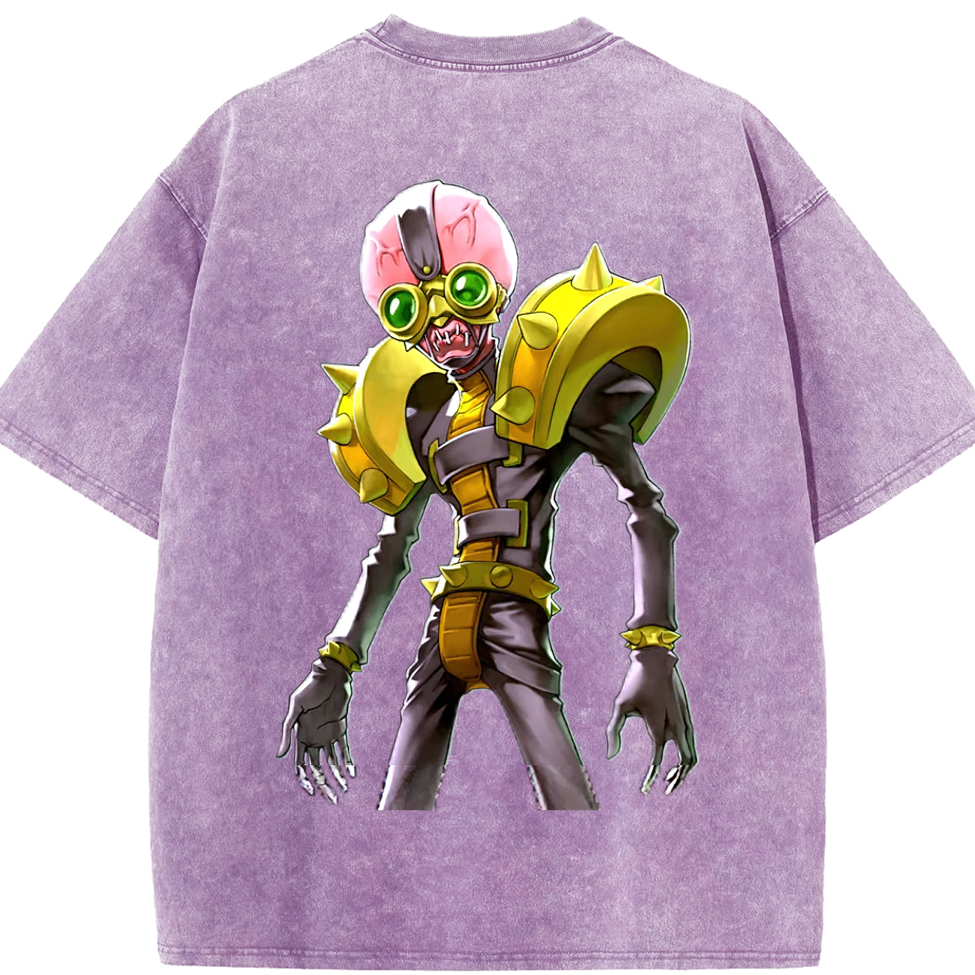 （画像用） 遊☆戯☆王 Yu-Gi-Oh! 綿100% ヴィンテージ風 半袖Tシャツ（背面プリント）