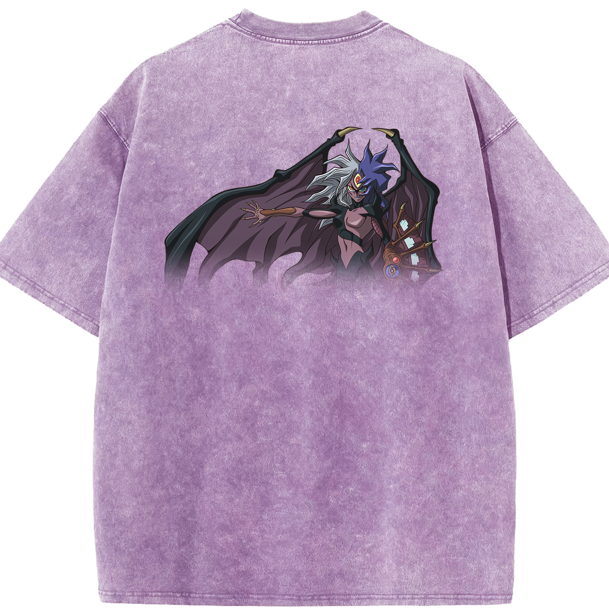 （画像用） 遊☆戯☆王 Yu-Gi-Oh! 綿100% ヴィンテージ風 半袖Tシャツ（背面プリント）