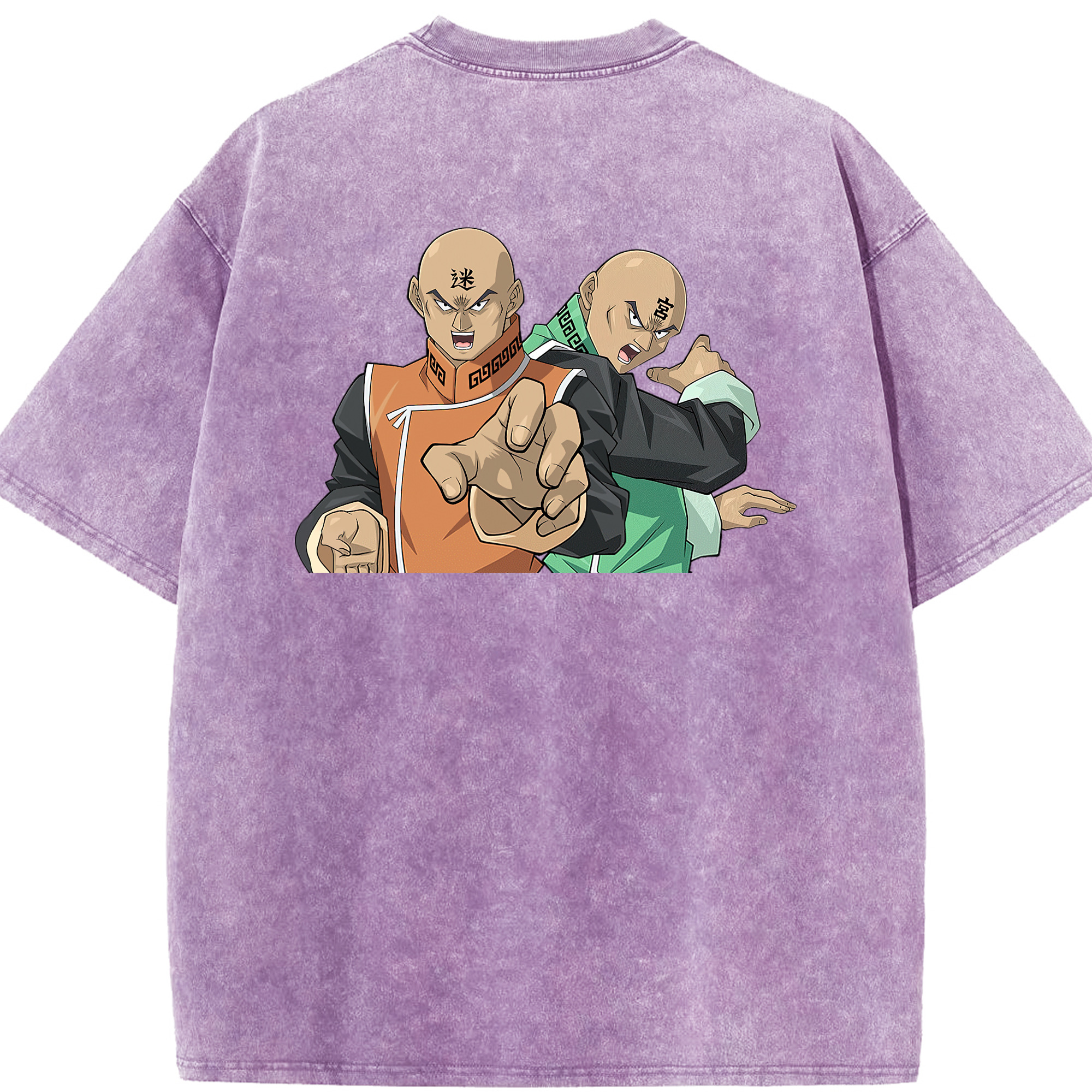 （画像用） 遊☆戯☆王 Yu-Gi-Oh! 綿100% ヴィンテージ風 半袖Tシャツ（背面プリント）