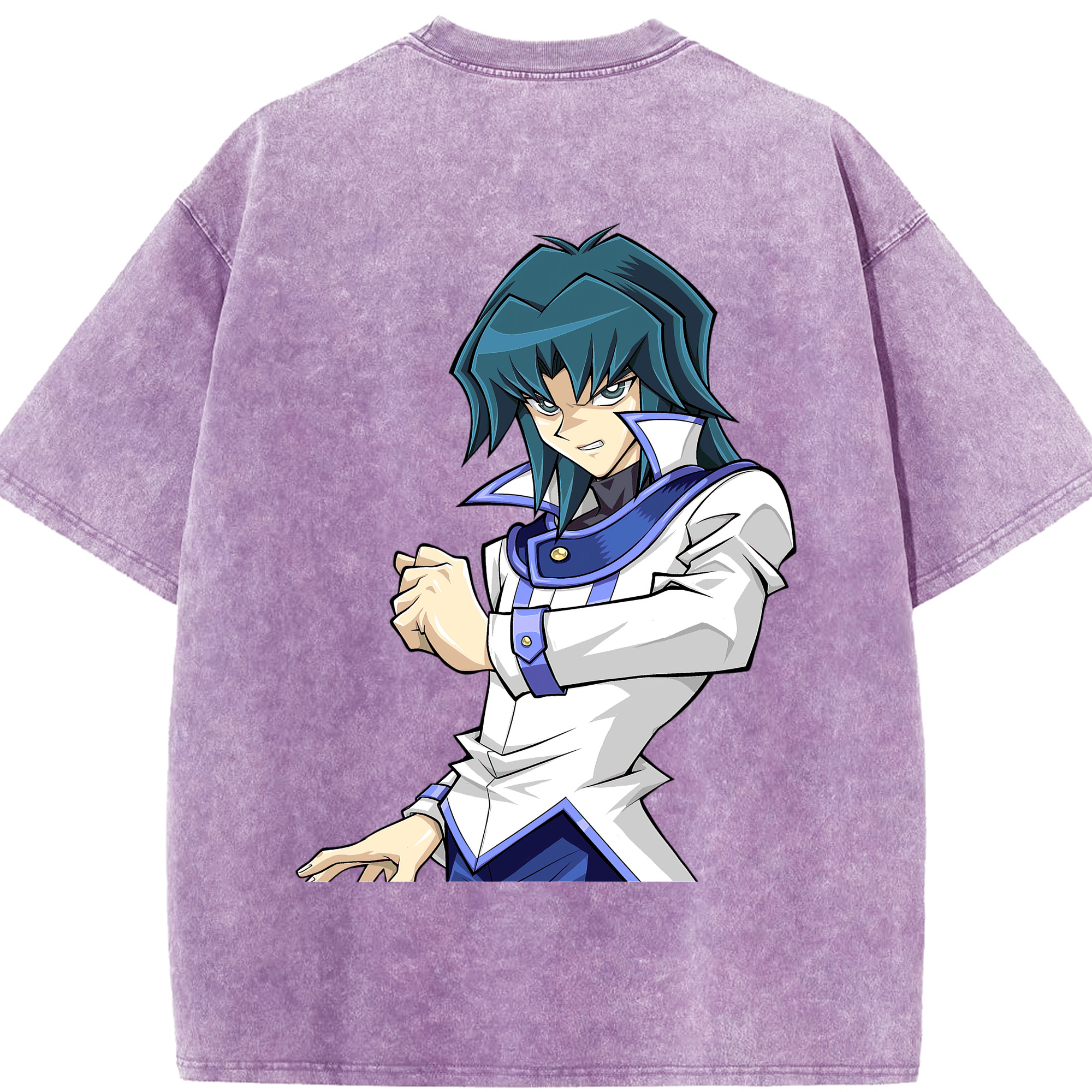 （画像用） 遊☆戯☆王 Yu-Gi-Oh! 綿100% ヴィンテージ風 半袖Tシャツ（背面プリント）