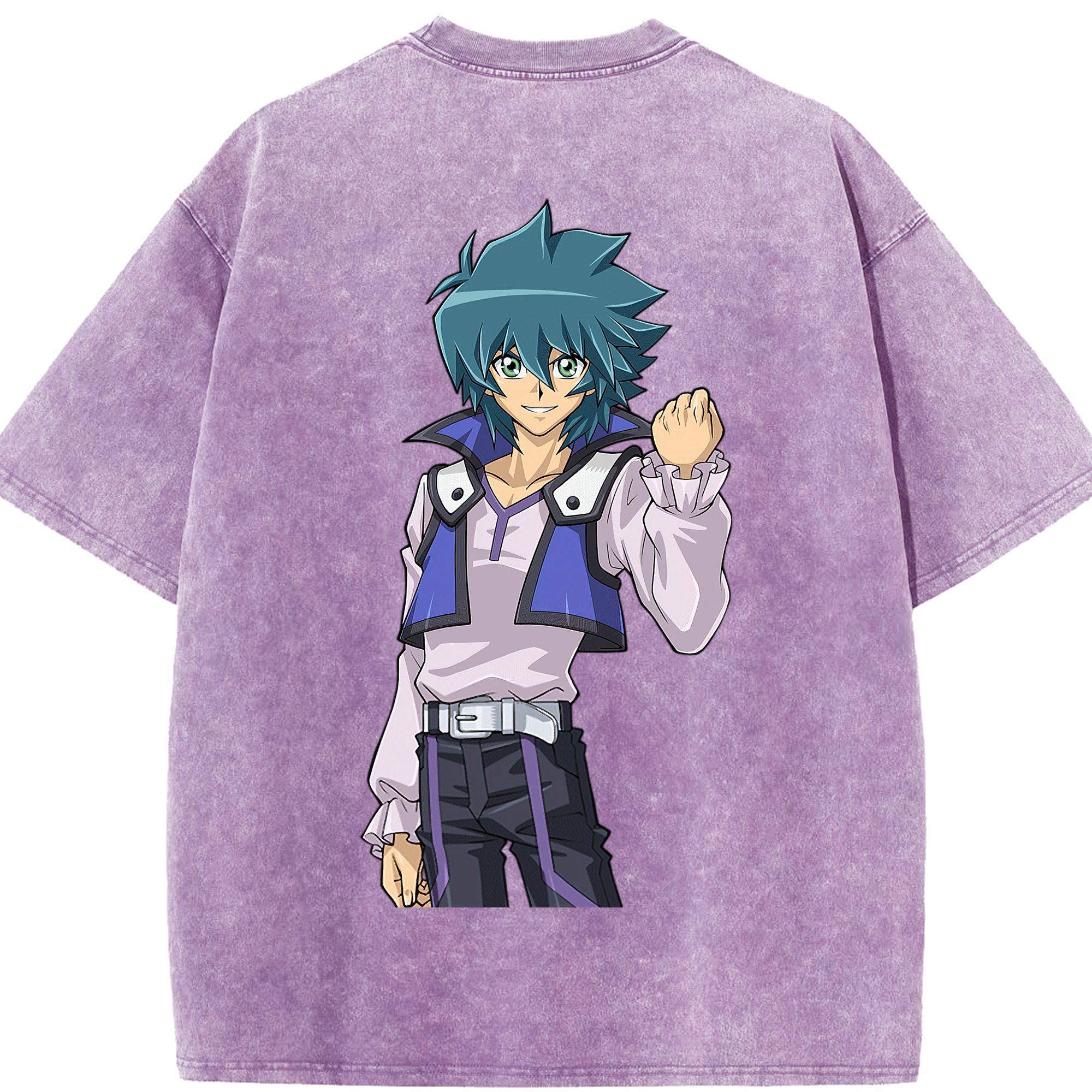 （画像用） 遊☆戯☆王 Yu-Gi-Oh! 綿100% ヴィンテージ風 半袖Tシャツ（背面プリント）