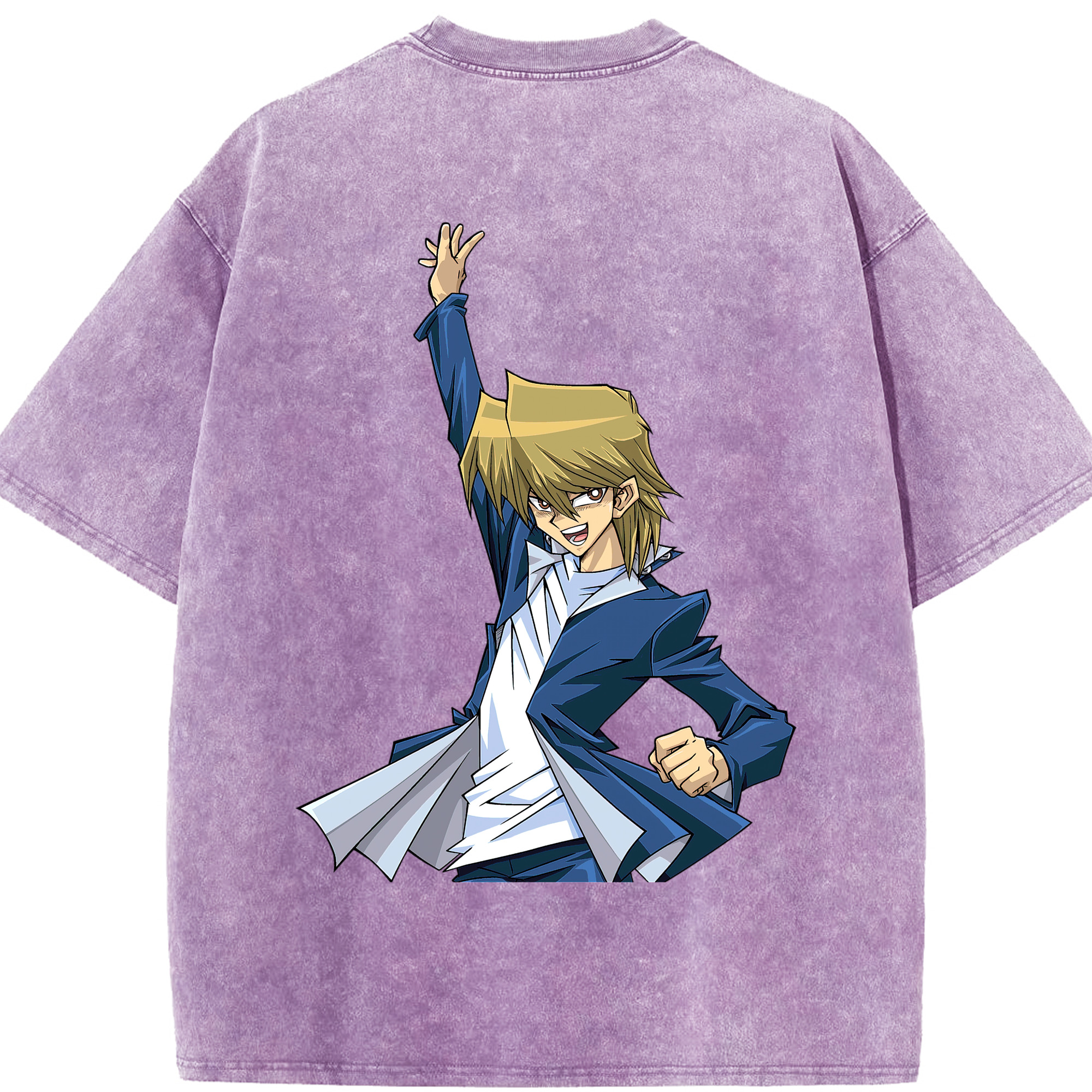 （画像用） 遊☆戯☆王 Yu-Gi-Oh! 綿100% ヴィンテージ風 半袖Tシャツ（背面プリント）