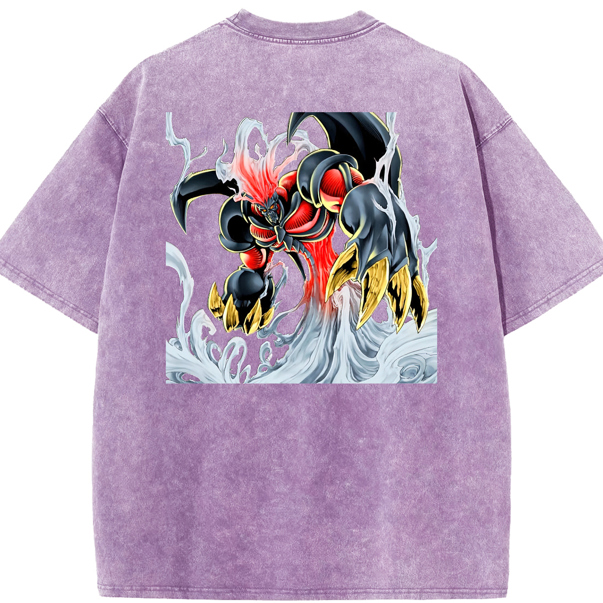 （画像用） 遊☆戯☆王 Yu-Gi-Oh! 綿100% ヴィンテージ風 半袖Tシャツ（背面プリント）
