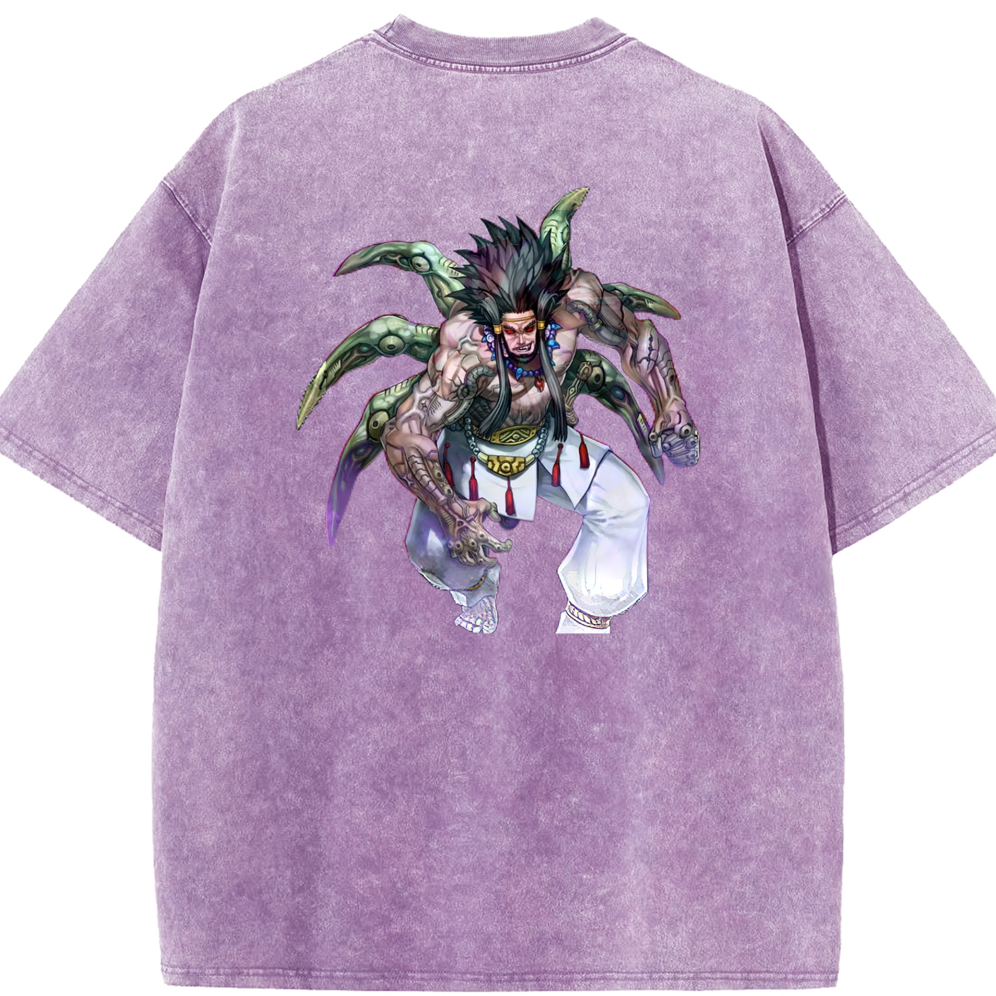 （画像用） 遊☆戯☆王 Yu-Gi-Oh! 綿100% ヴィンテージ風 半袖Tシャツ（背面プリント）