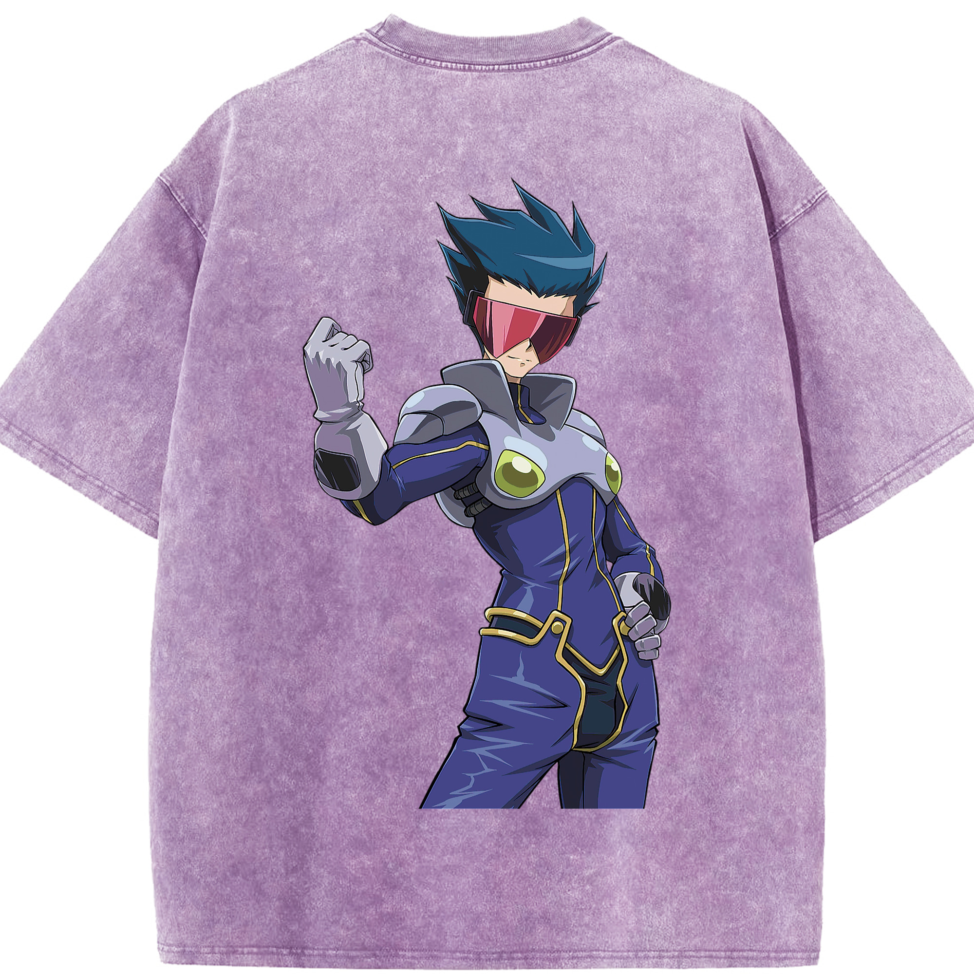 （画像用） 遊☆戯☆王 Yu-Gi-Oh! 綿100% ヴィンテージ風 半袖Tシャツ（背面プリント）