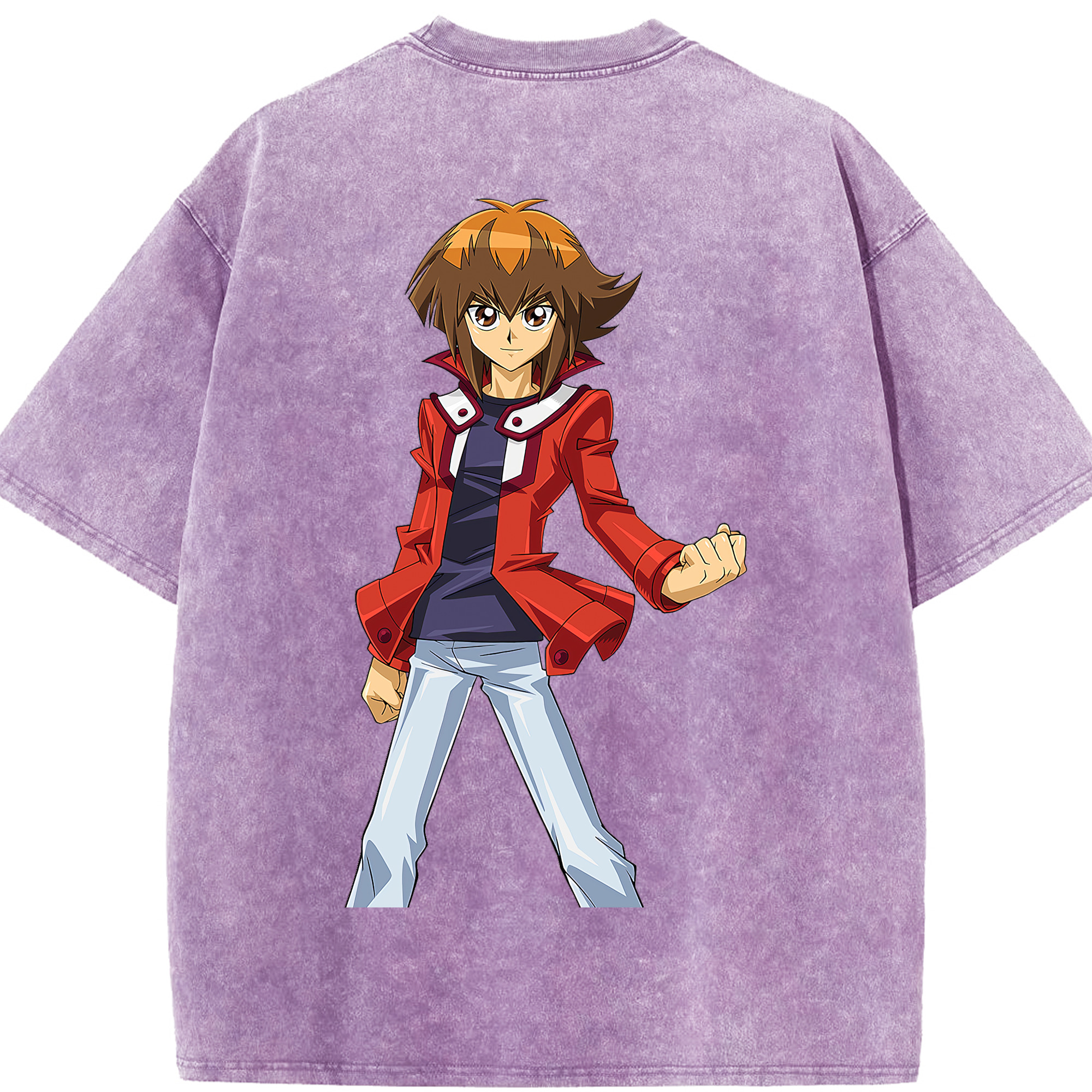 （画像用） 遊☆戯☆王 Yu-Gi-Oh! 綿100% ヴィンテージ風 半袖Tシャツ（背面プリント）