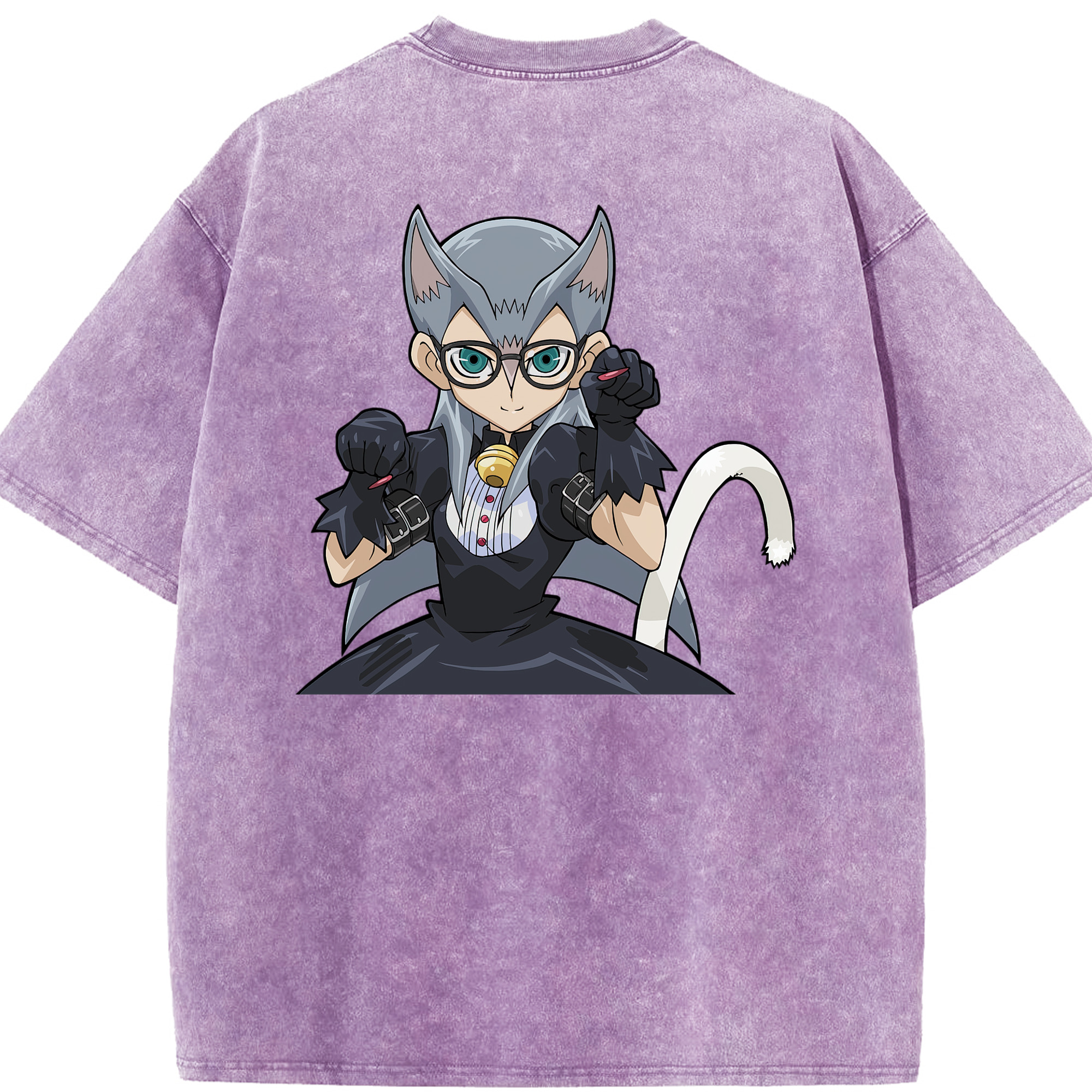 （画像用） 遊☆戯☆王 Yu-Gi-Oh! 綿100% ヴィンテージ風 半袖Tシャツ（背面プリント）