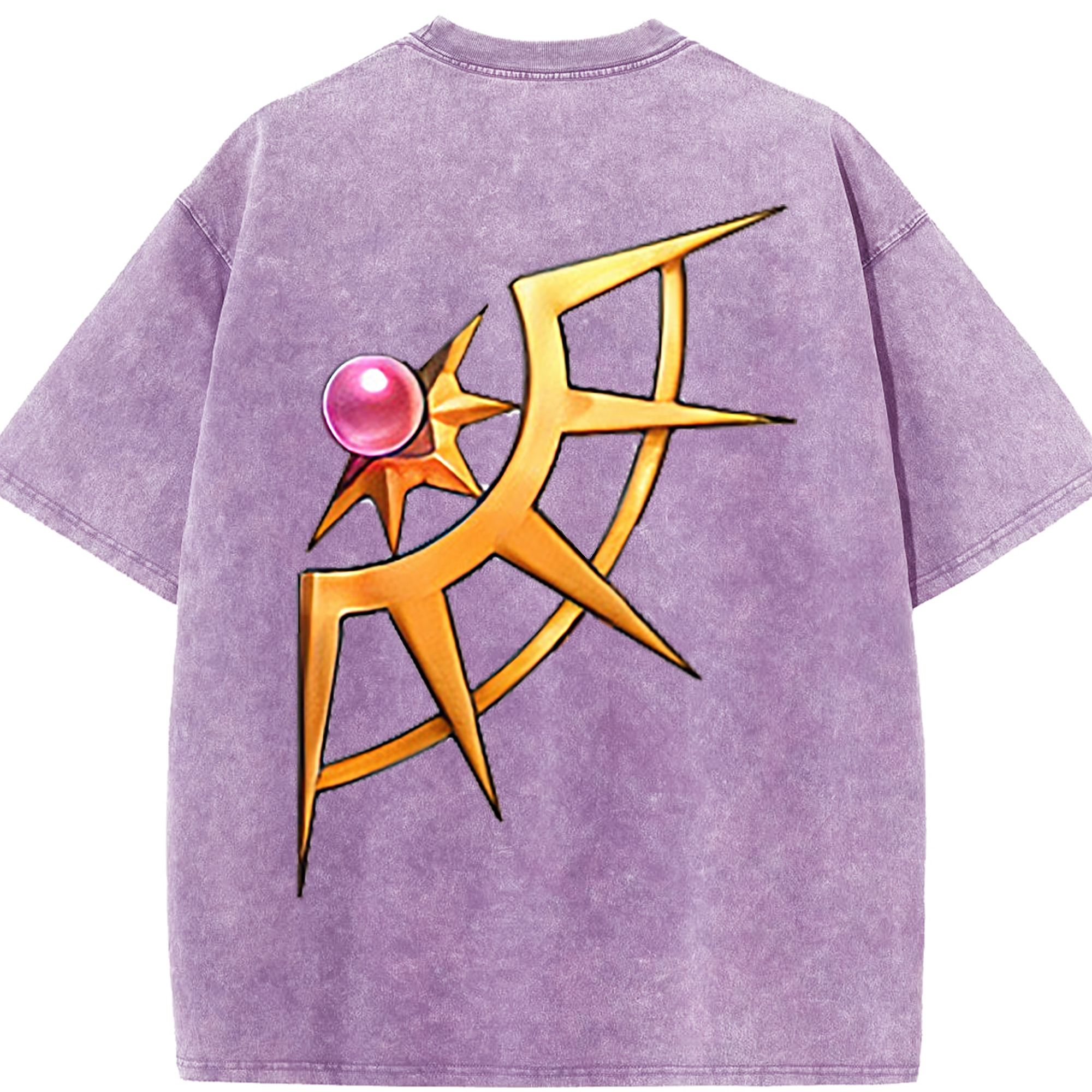 （画像用） 遊☆戯☆王 Yu-Gi-Oh! 綿100% ヴィンテージ風 半袖Tシャツ（背面プリント）