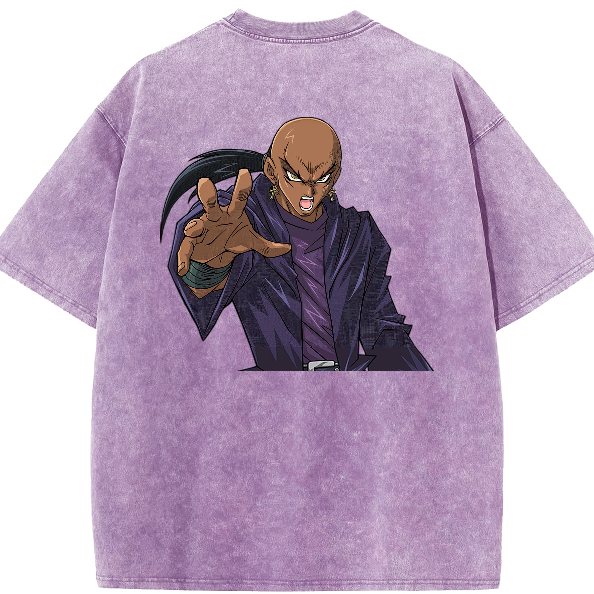 （画像用） 遊☆戯☆王 Yu-Gi-Oh! 綿100% ヴィンテージ風 半袖Tシャツ（背面プリント）