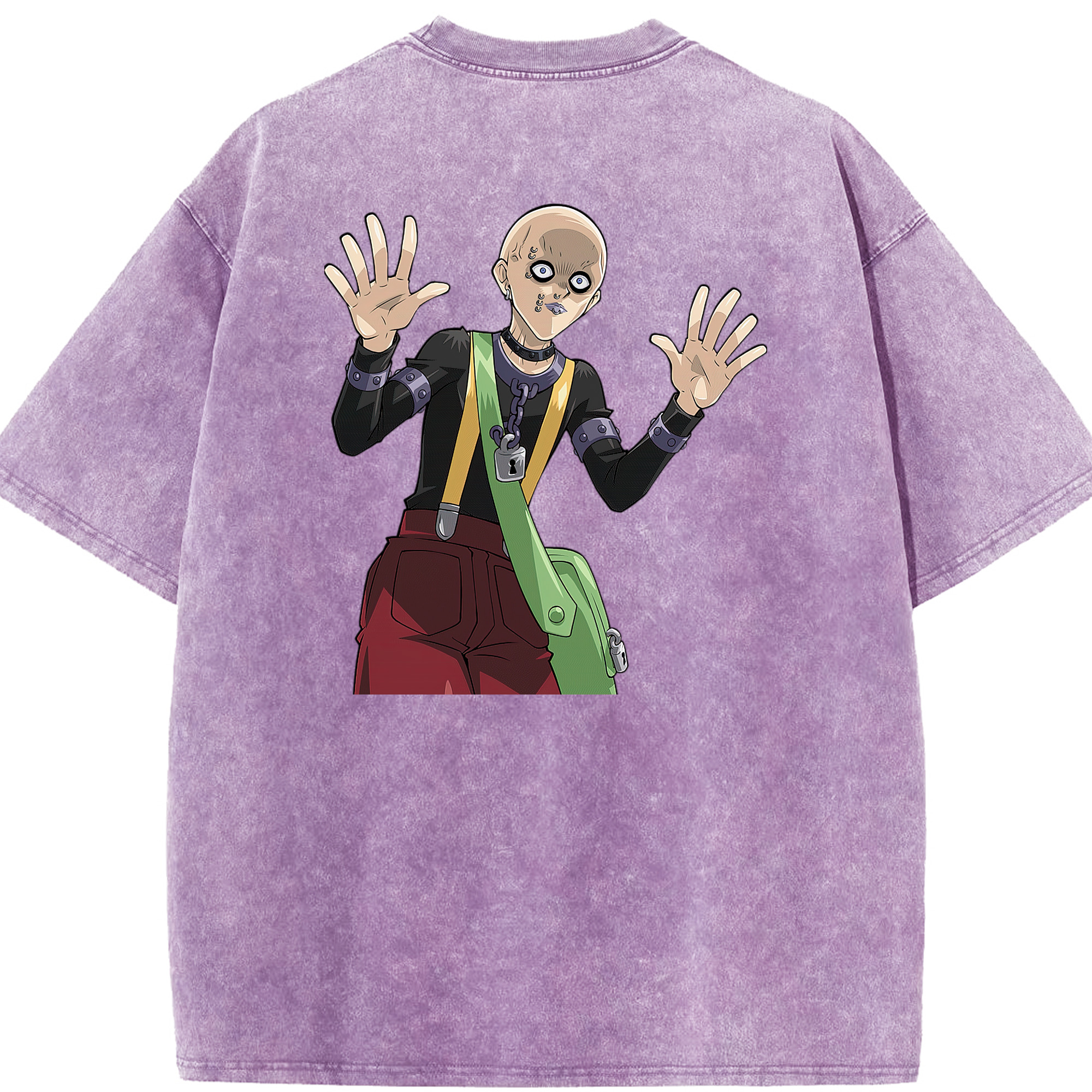 （画像用） 遊☆戯☆王 Yu-Gi-Oh! 綿100% ヴィンテージ風 半袖Tシャツ（背面プリント）