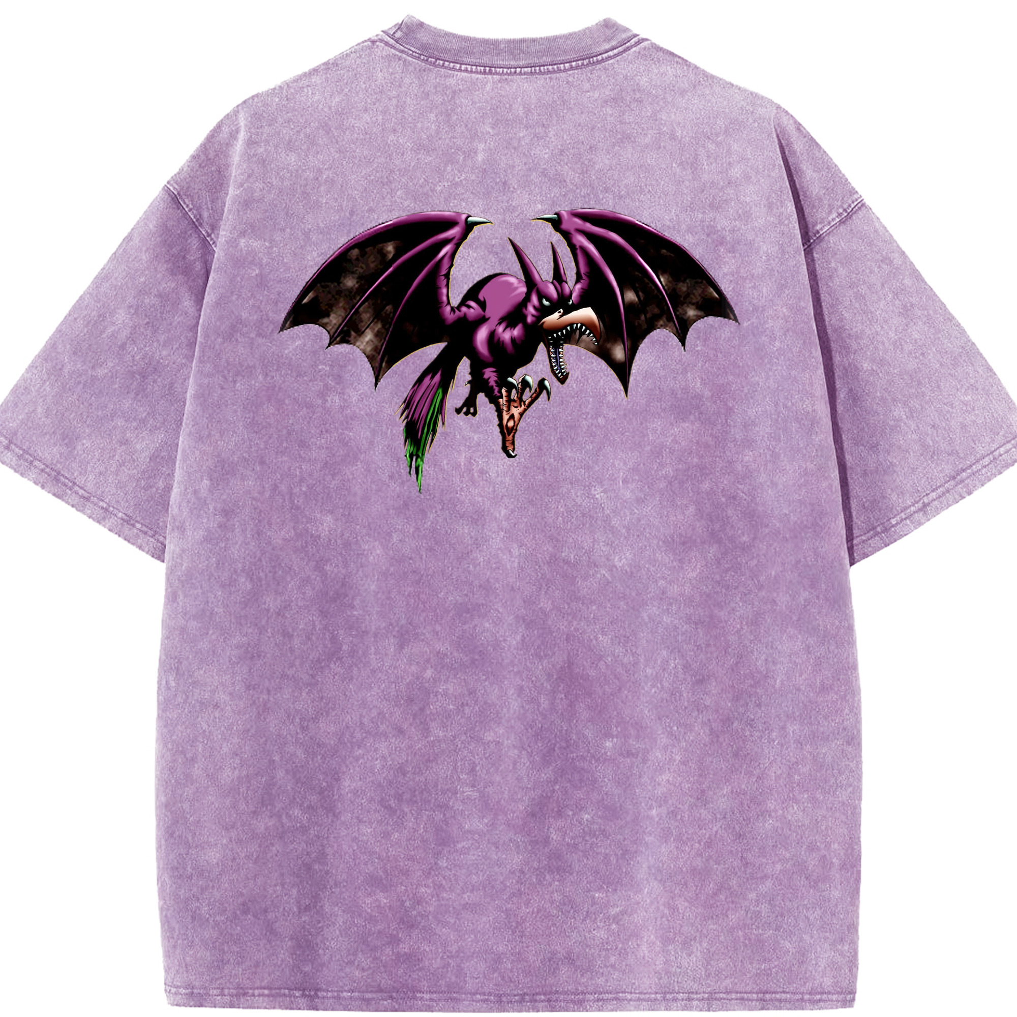 （画像用） 遊☆戯☆王 Yu-Gi-Oh! 綿100% ヴィンテージ風 半袖Tシャツ（背面プリント）