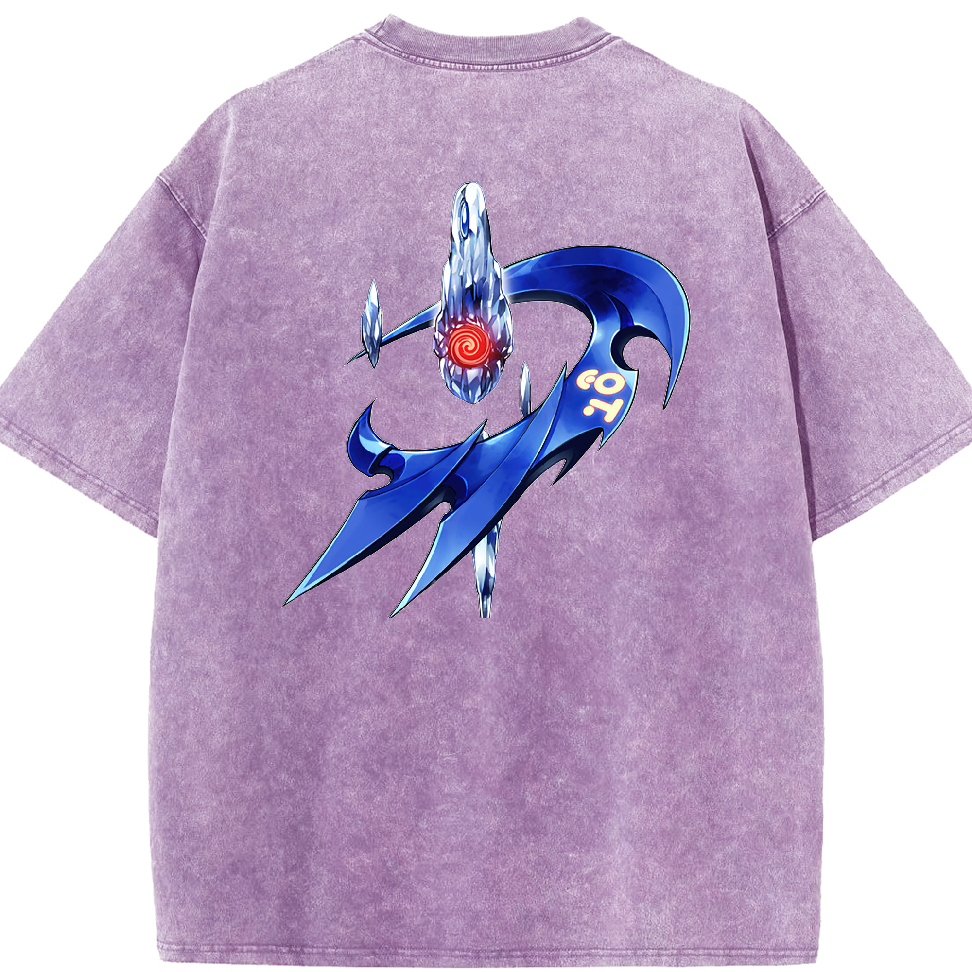（画像用） 遊☆戯☆王 Yu-Gi-Oh! 綿100% ヴィンテージ風 半袖Tシャツ（背面プリント）