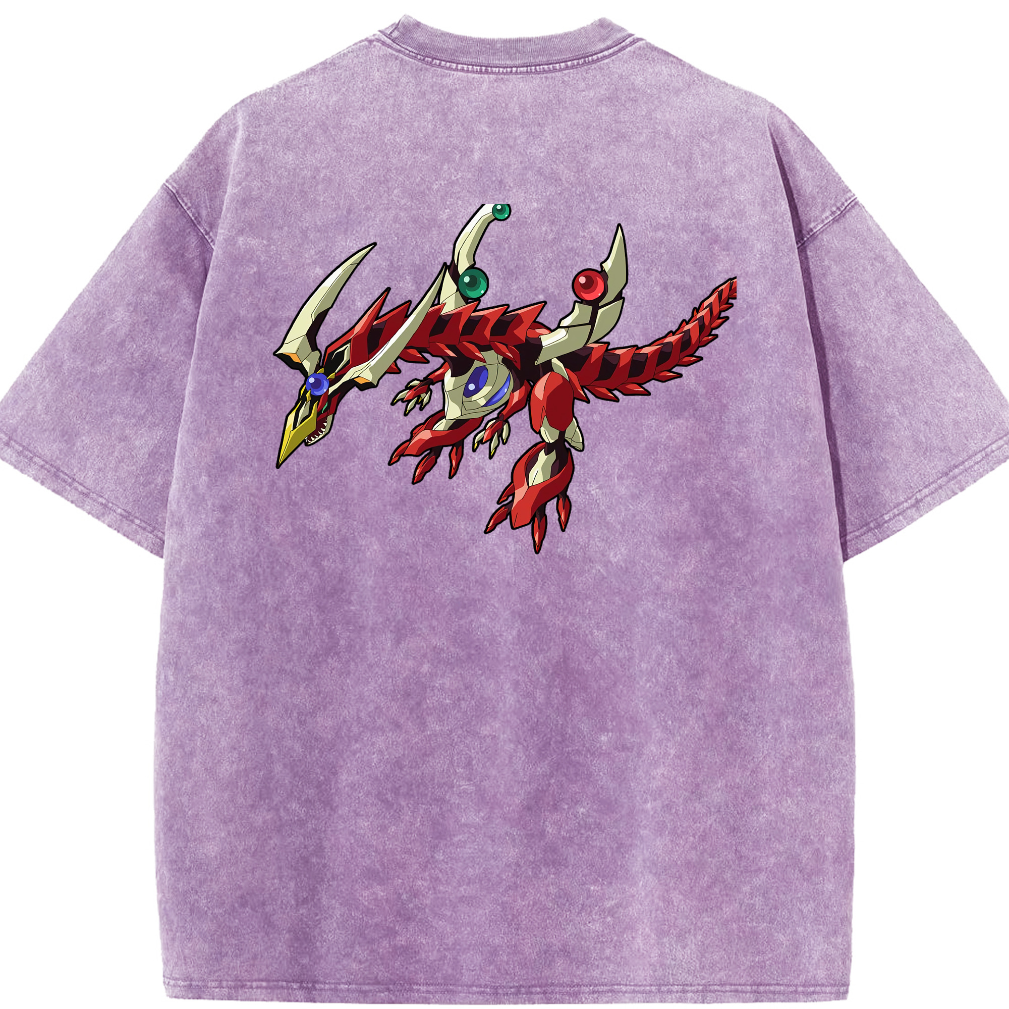 （画像用） 遊☆戯☆王 Yu-Gi-Oh! 綿100% ヴィンテージ風 半袖Tシャツ（背面プリント）