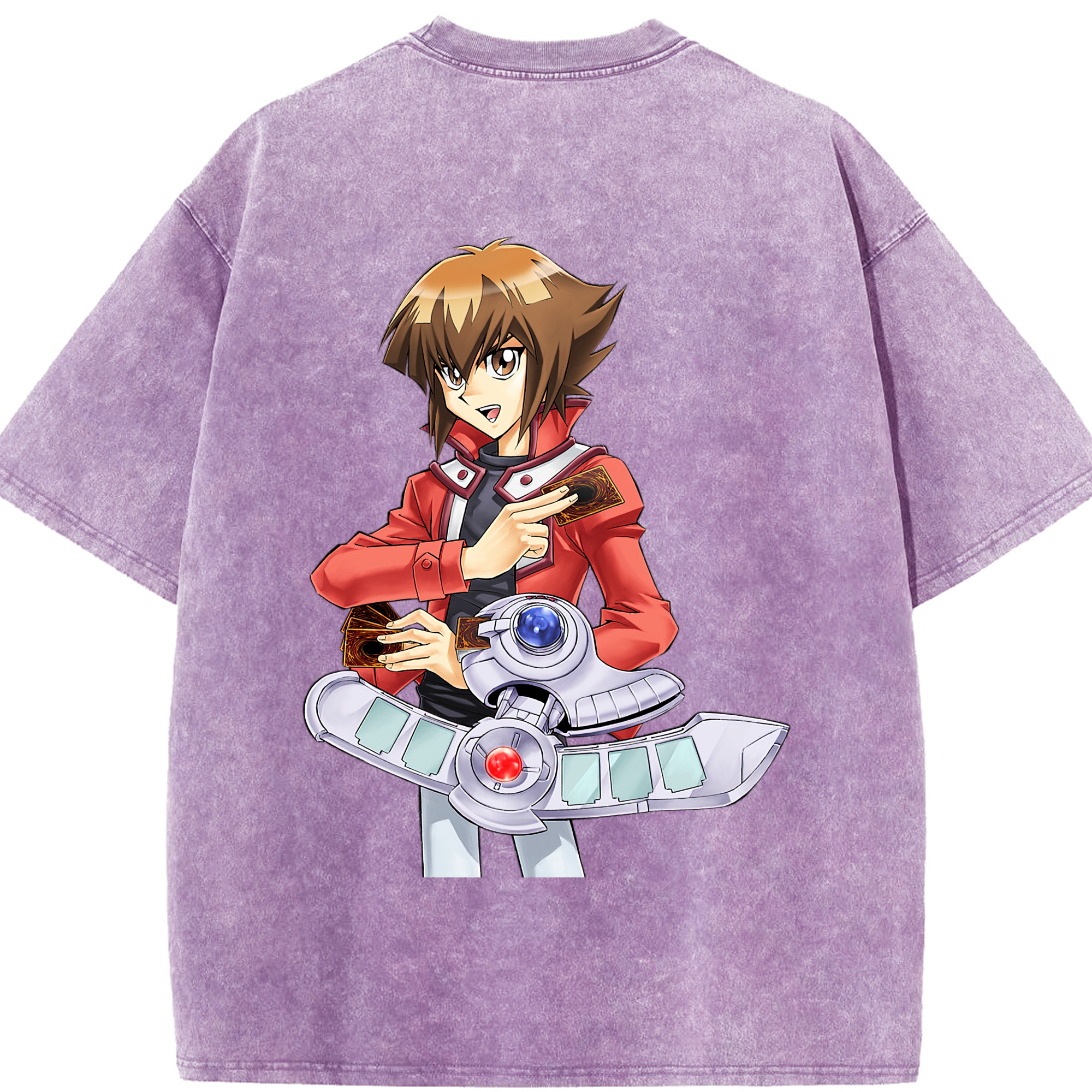（画像用） 遊☆戯☆王 Yu-Gi-Oh! 綿100% ヴィンテージ風 半袖Tシャツ（背面プリント）