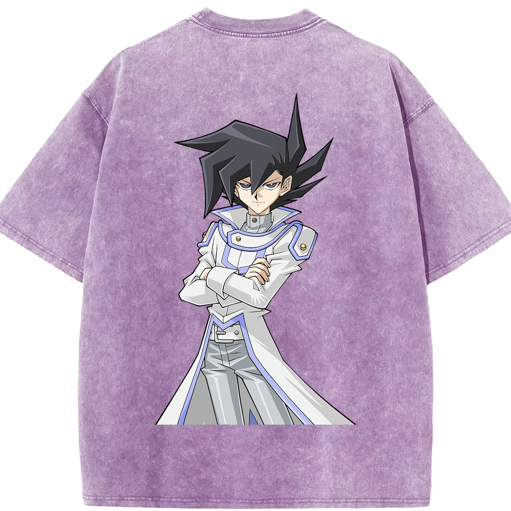 （画像用） 遊☆戯☆王 Yu-Gi-Oh! 綿100% ヴィンテージ風 半袖Tシャツ（背面プリント）