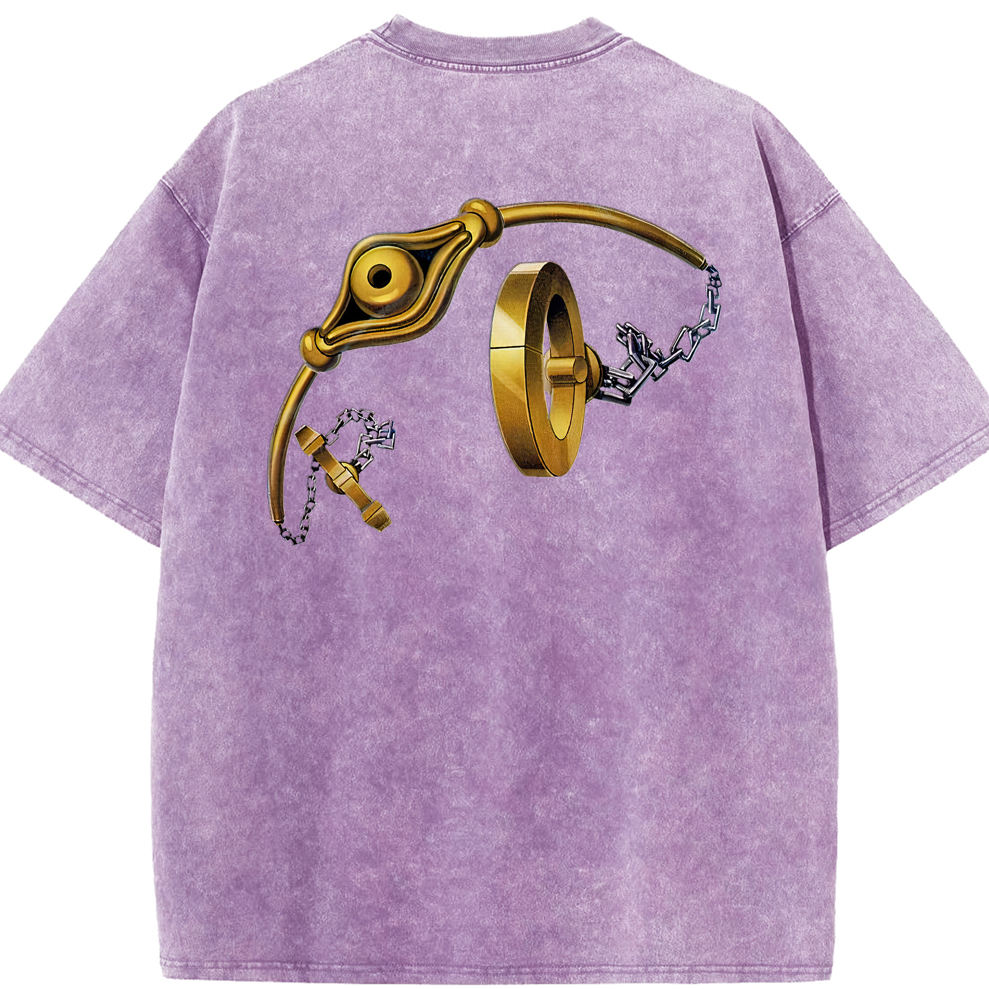 （画像用） 遊☆戯☆王 Yu-Gi-Oh! 綿100% ヴィンテージ風 半袖Tシャツ（背面プリント）