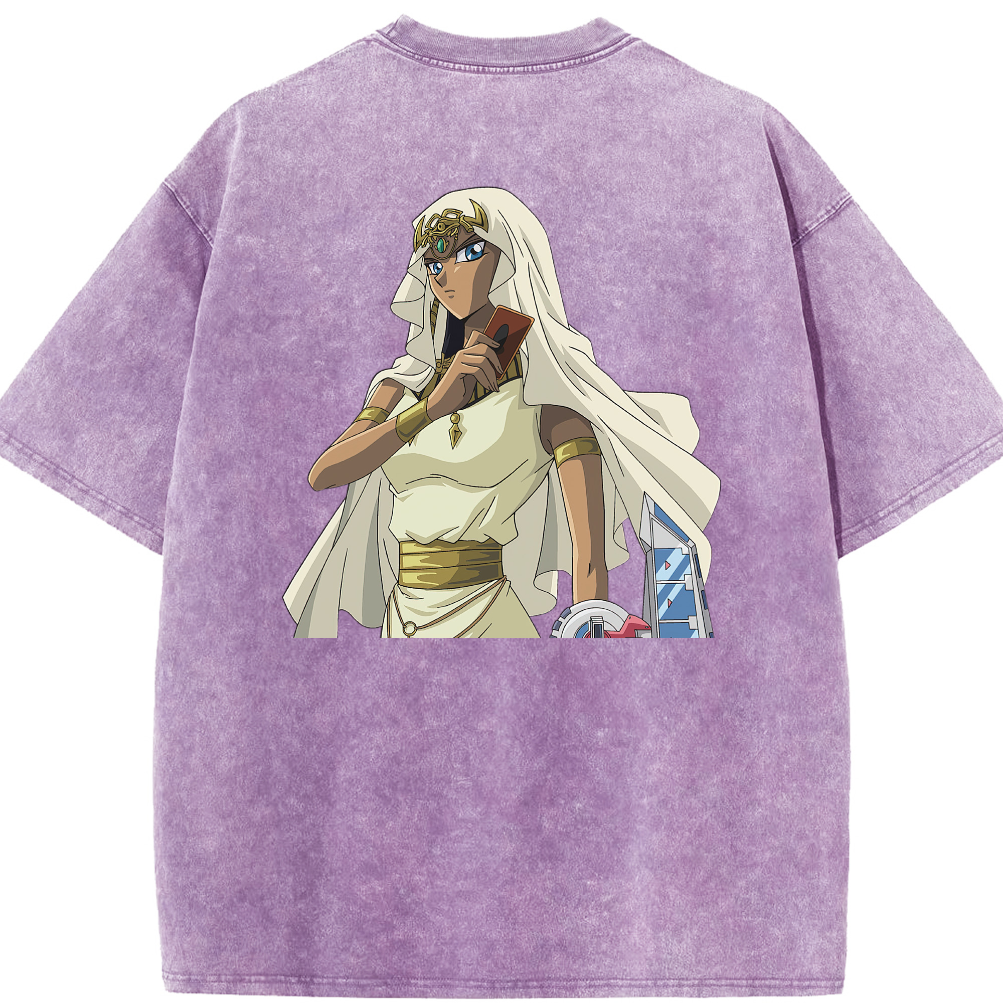 （画像用） 遊☆戯☆王 Yu-Gi-Oh! 綿100% ヴィンテージ風 半袖Tシャツ（背面プリント）