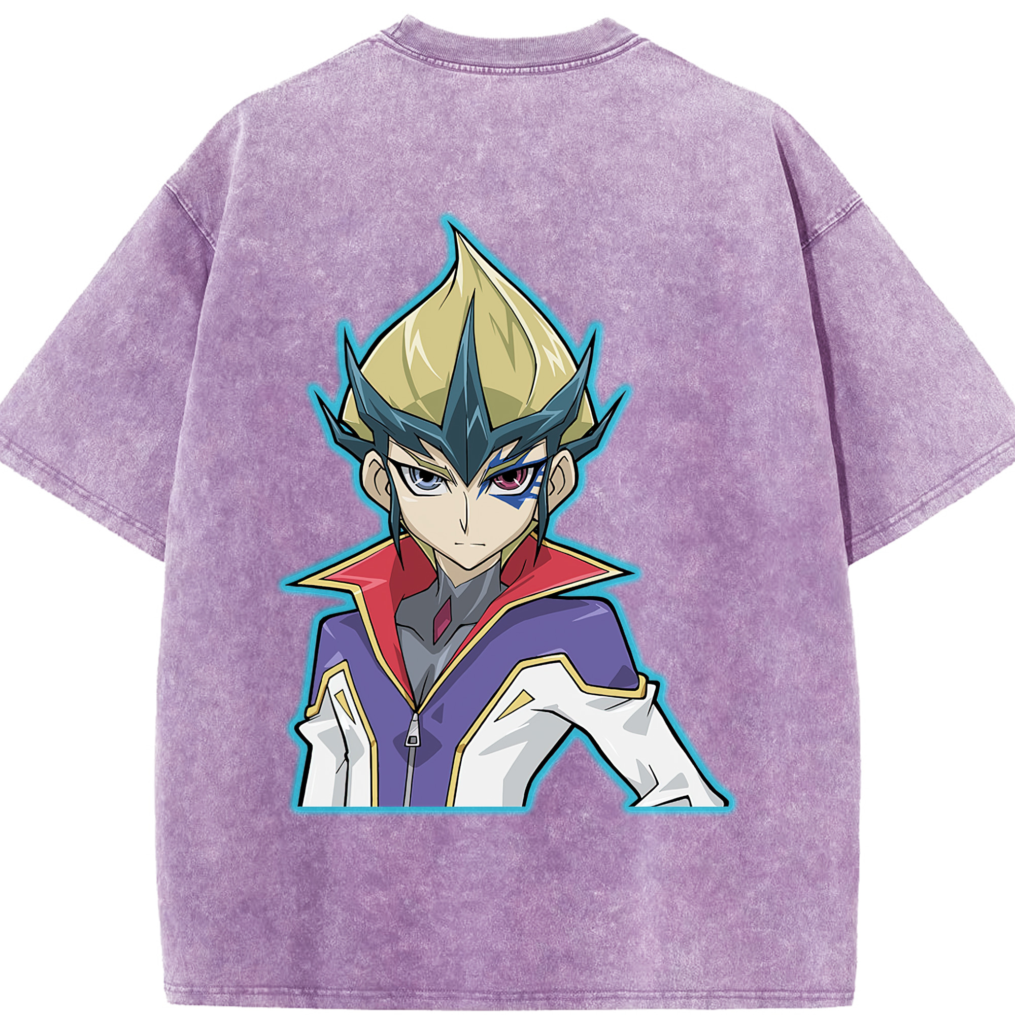 （画像用） 遊☆戯☆王 Yu-Gi-Oh! 綿100% ヴィンテージ風 半袖Tシャツ（背面プリント）