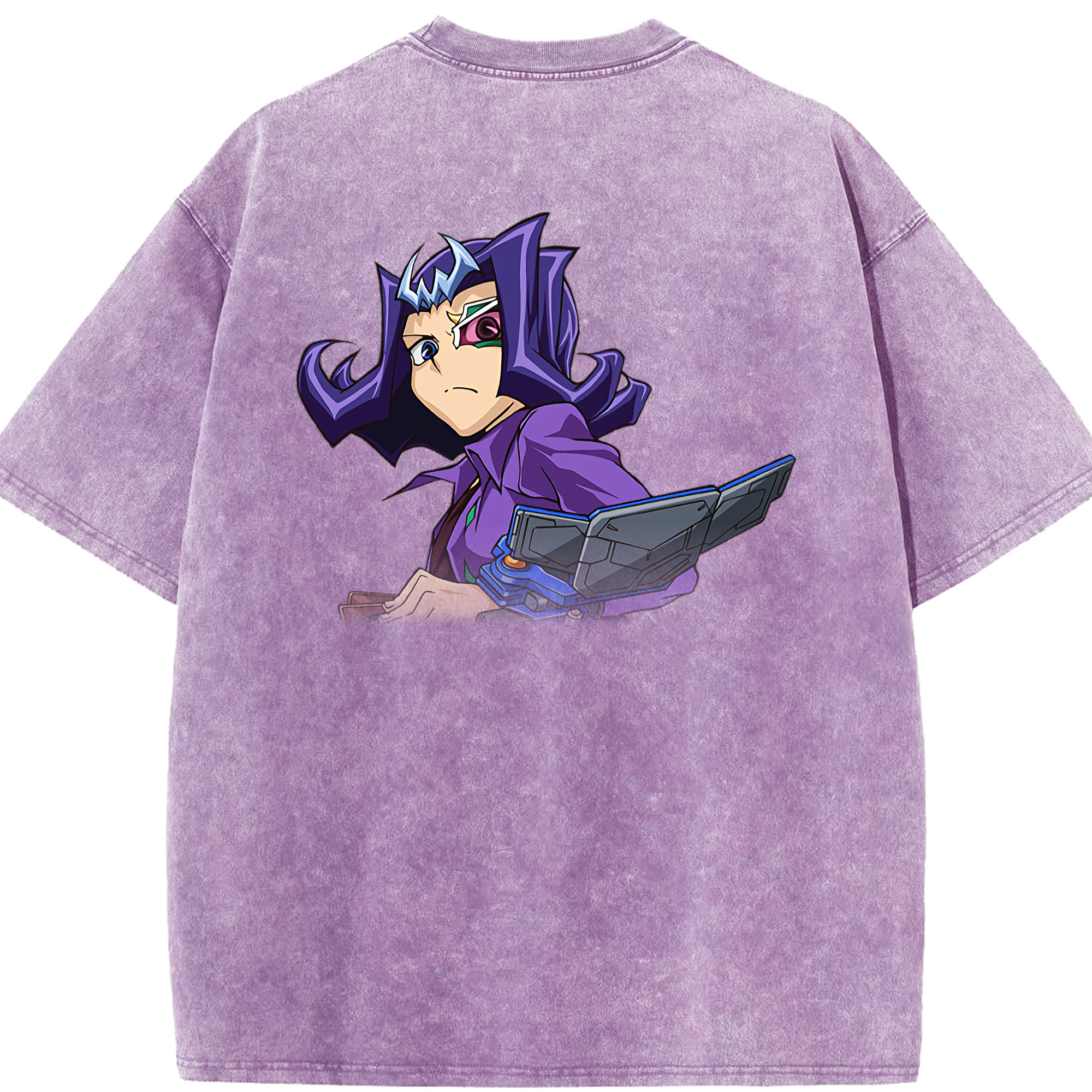 （画像用） 遊☆戯☆王 Yu-Gi-Oh! 綿100% ヴィンテージ風 半袖Tシャツ（背面プリント）
