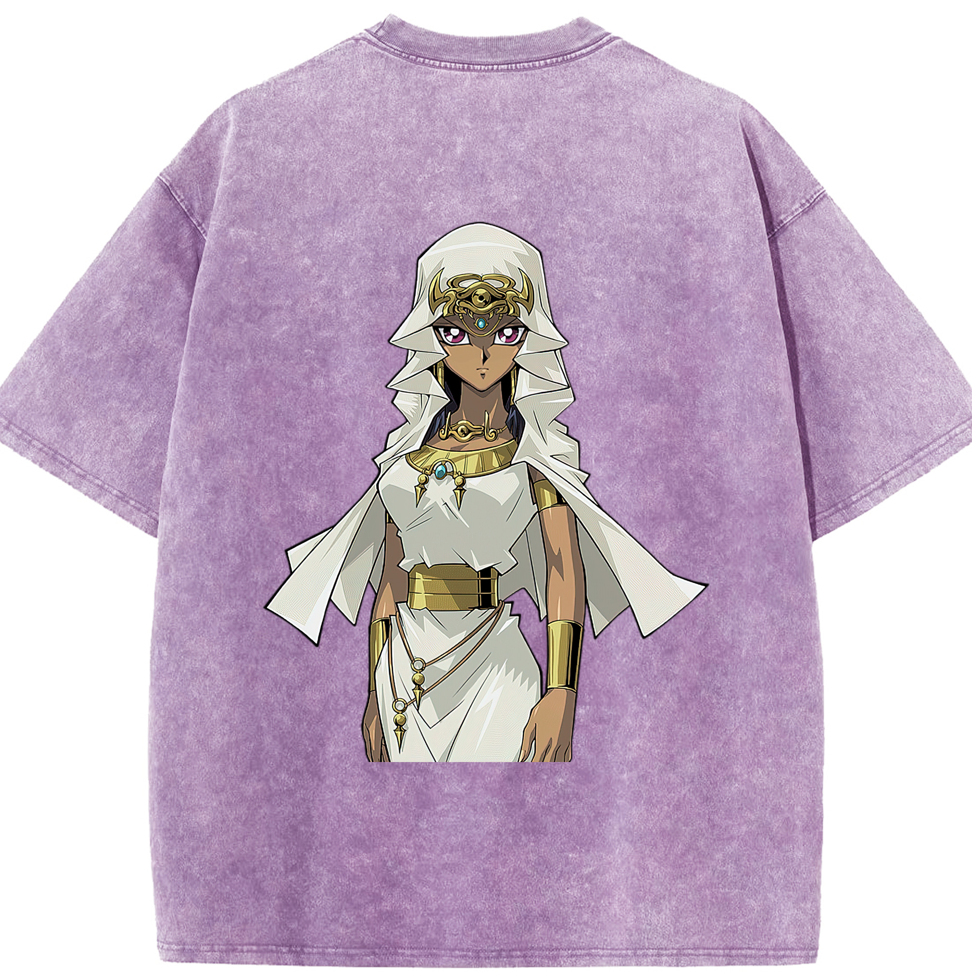 （画像用） 遊☆戯☆王 Yu-Gi-Oh! 綿100% ヴィンテージ風 半袖Tシャツ（背面プリント）