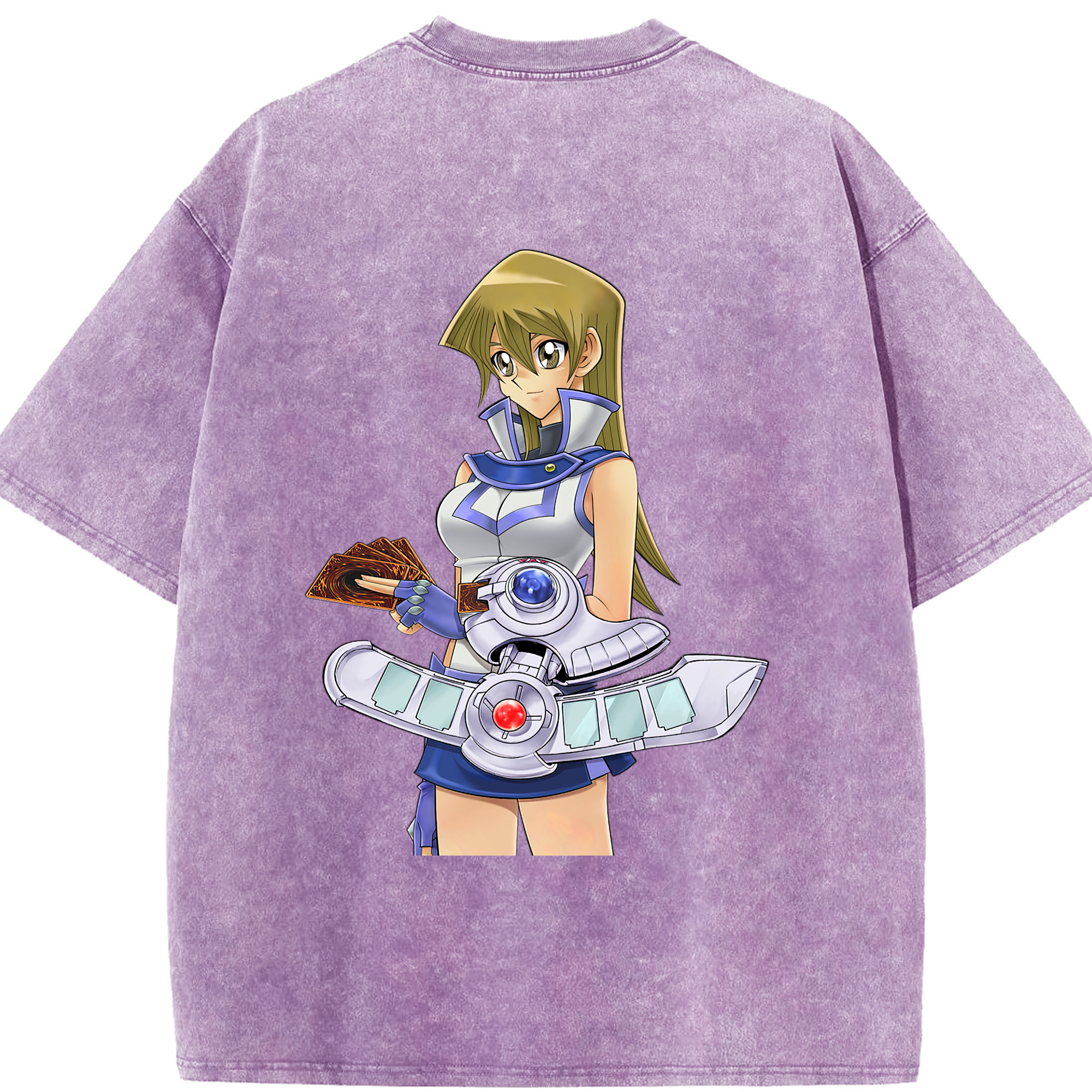 （画像用） 遊☆戯☆王 Yu-Gi-Oh! 綿100% ヴィンテージ風 半袖Tシャツ（背面プリント）