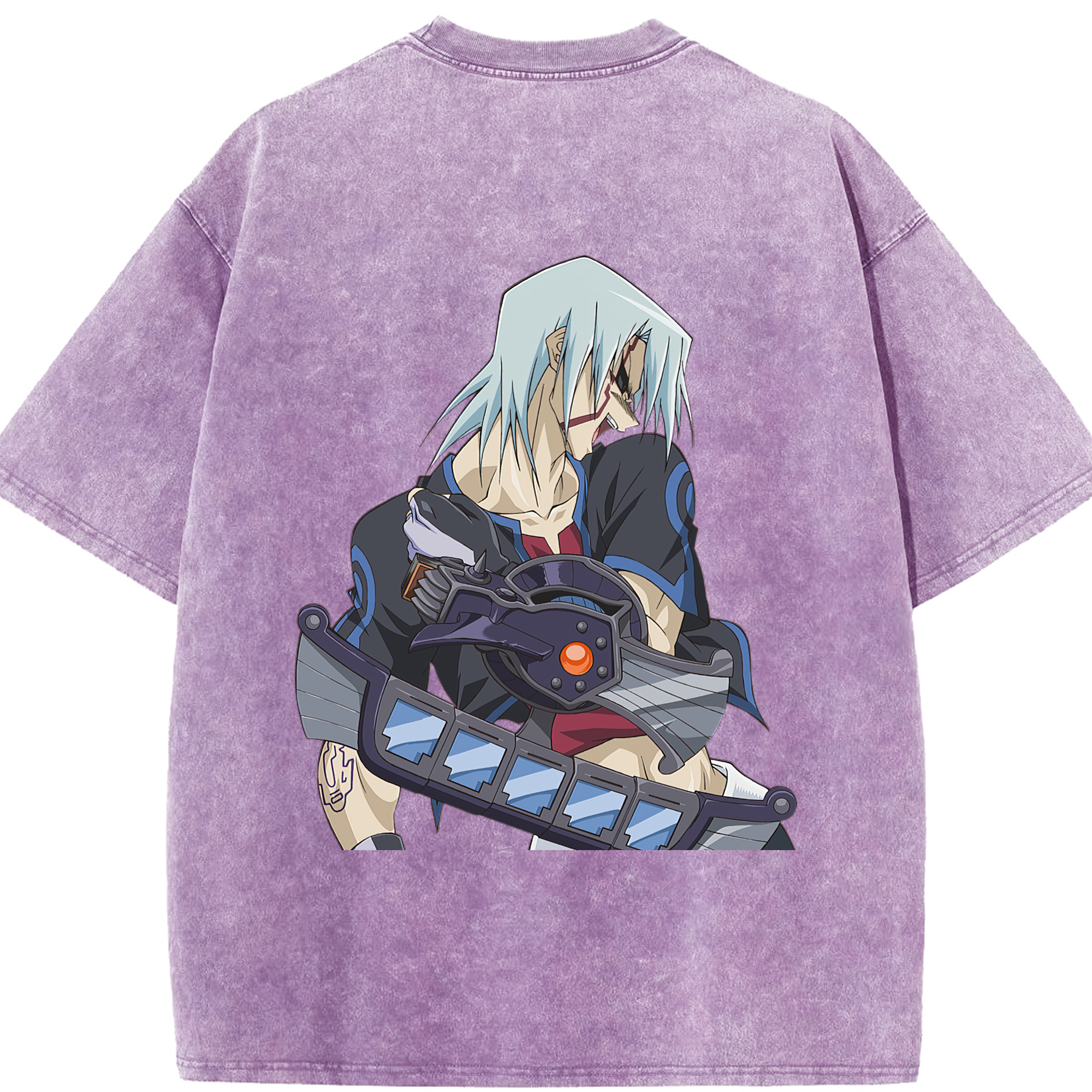 （画像用） 遊☆戯☆王 Yu-Gi-Oh! 綿100% ヴィンテージ風 半袖Tシャツ（背面プリント）