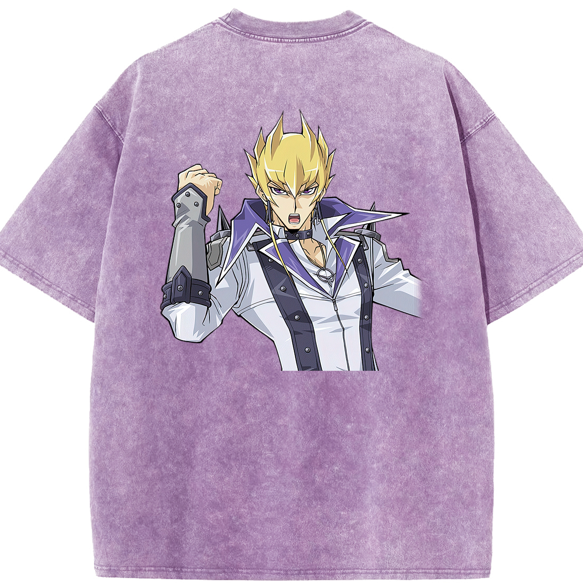 （画像用） 遊☆戯☆王 Yu-Gi-Oh! 綿100% ヴィンテージ風 半袖Tシャツ（背面プリント）
