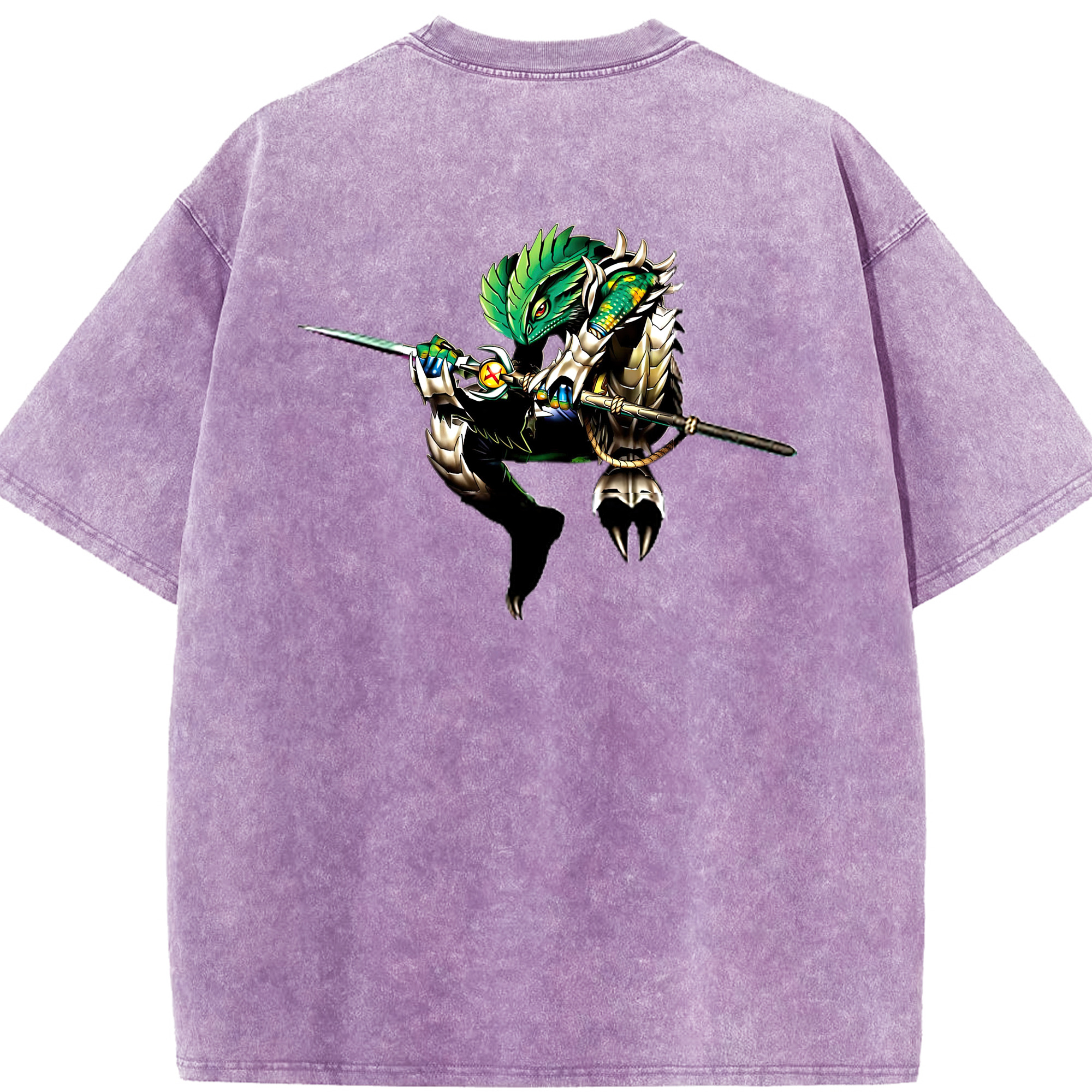（画像用） 遊☆戯☆王 Yu-Gi-Oh! 綿100% ヴィンテージ風 半袖Tシャツ（背面プリント）