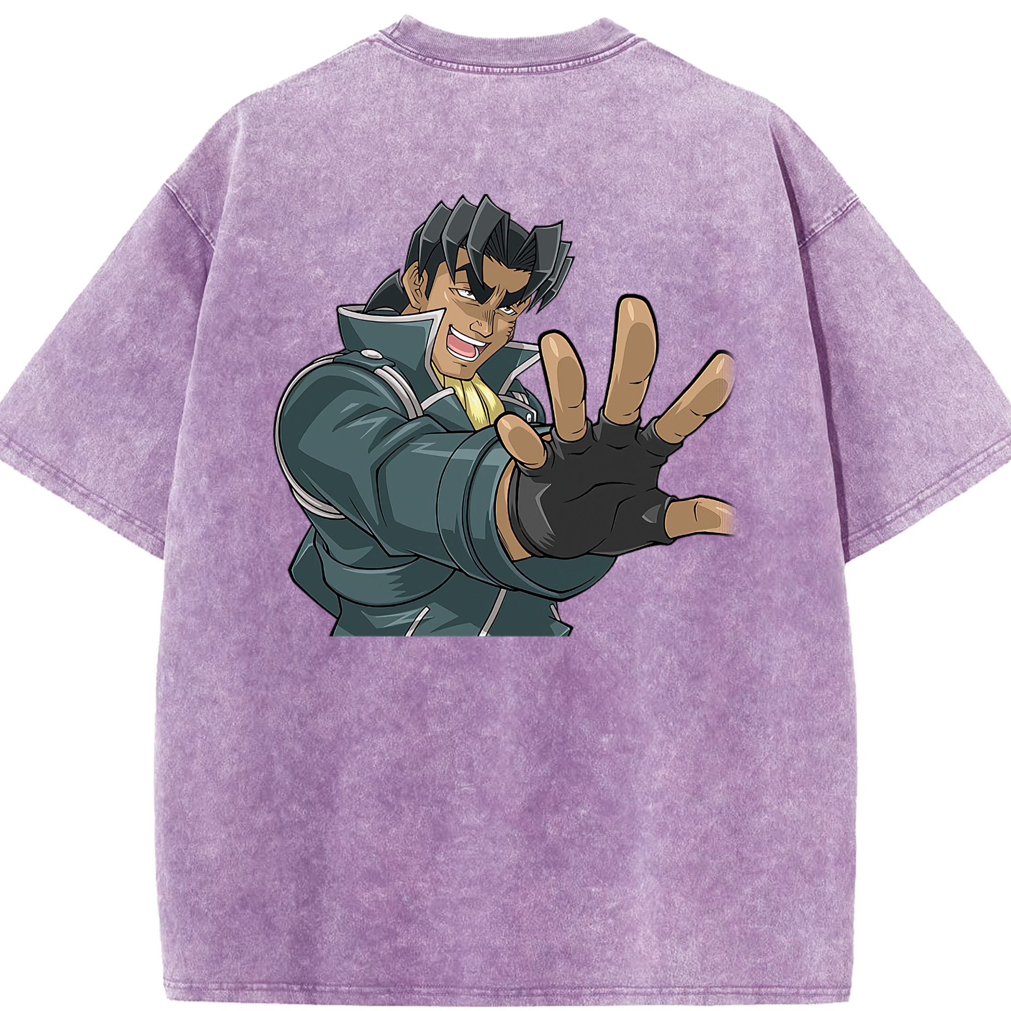 （画像用） 遊☆戯☆王 Yu-Gi-Oh! 綿100% ヴィンテージ風 半袖Tシャツ（背面プリント）