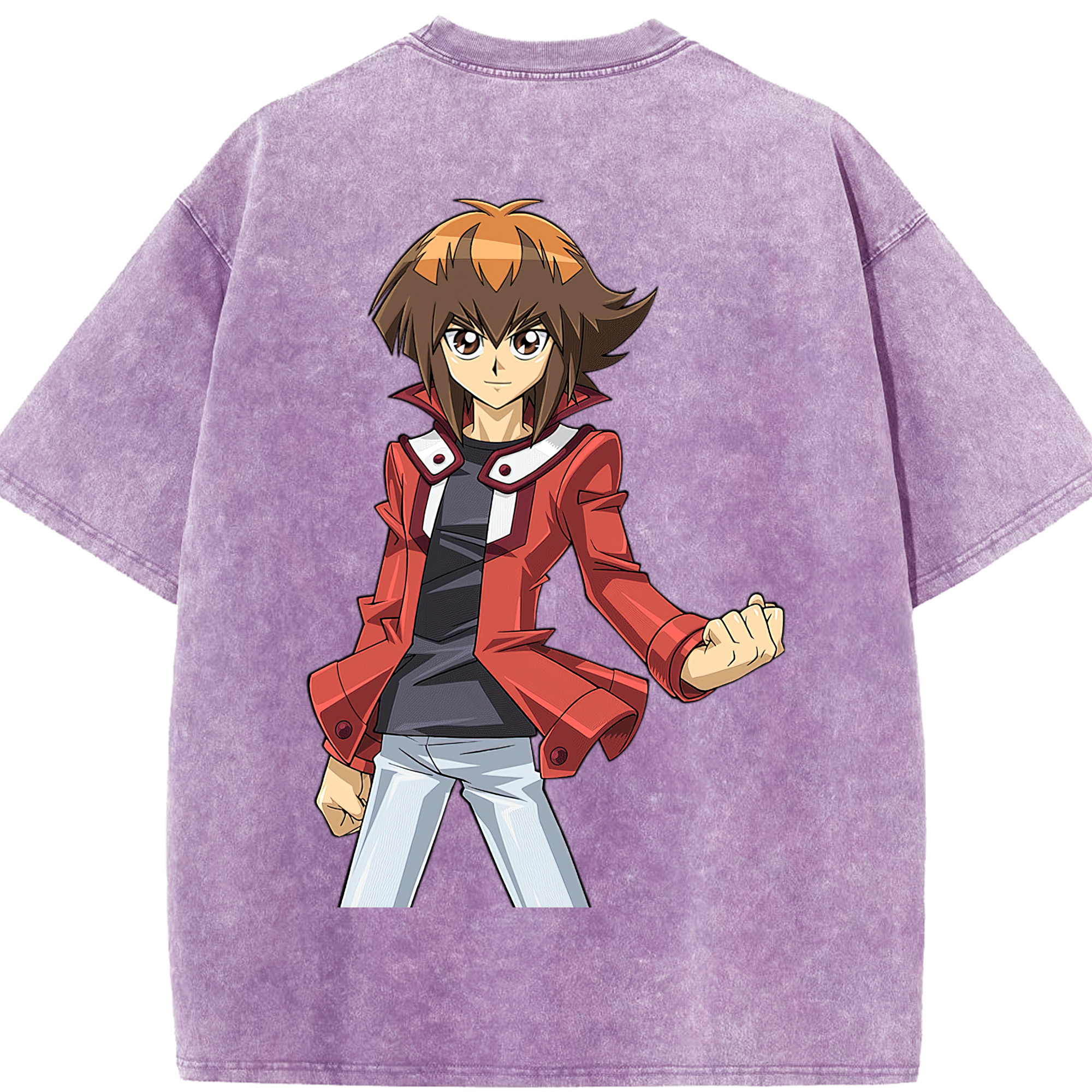 （画像用） 遊☆戯☆王 Yu-Gi-Oh! 綿100% ヴィンテージ風 半袖Tシャツ（背面プリント）