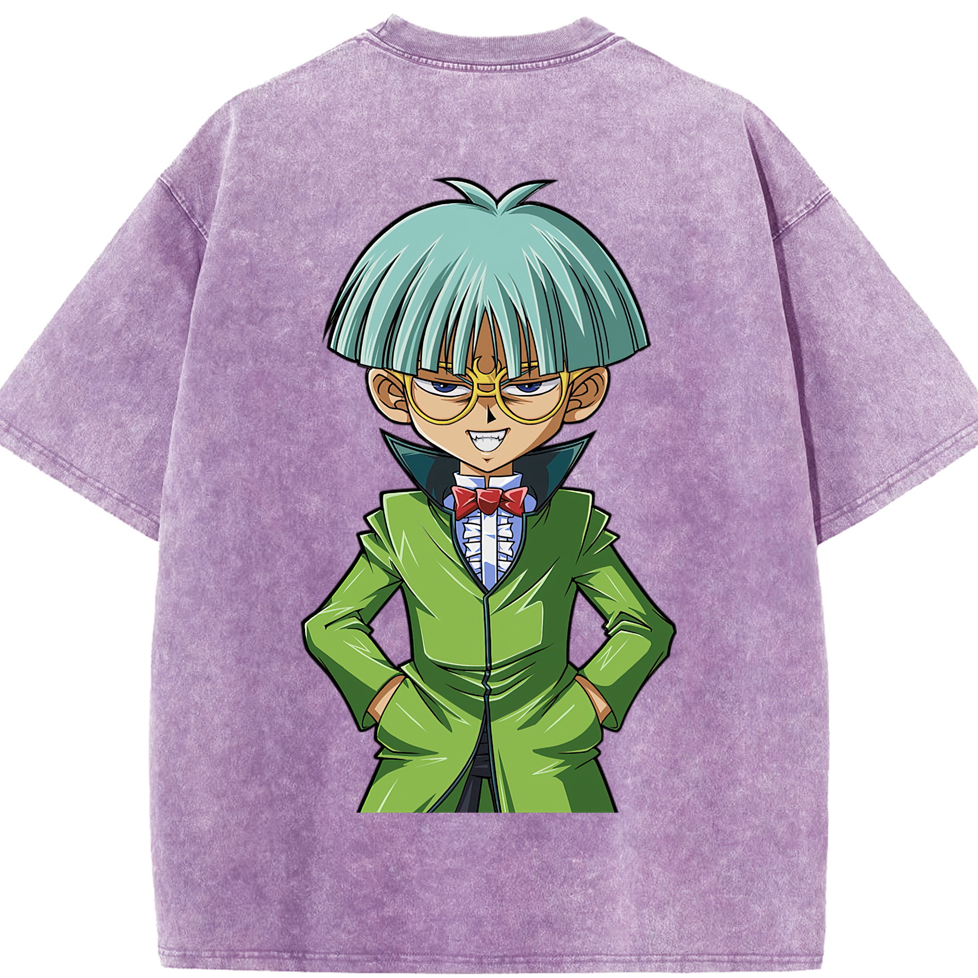 （画像用） 遊☆戯☆王 Yu-Gi-Oh! 綿100% ヴィンテージ風 半袖Tシャツ（背面プリント）