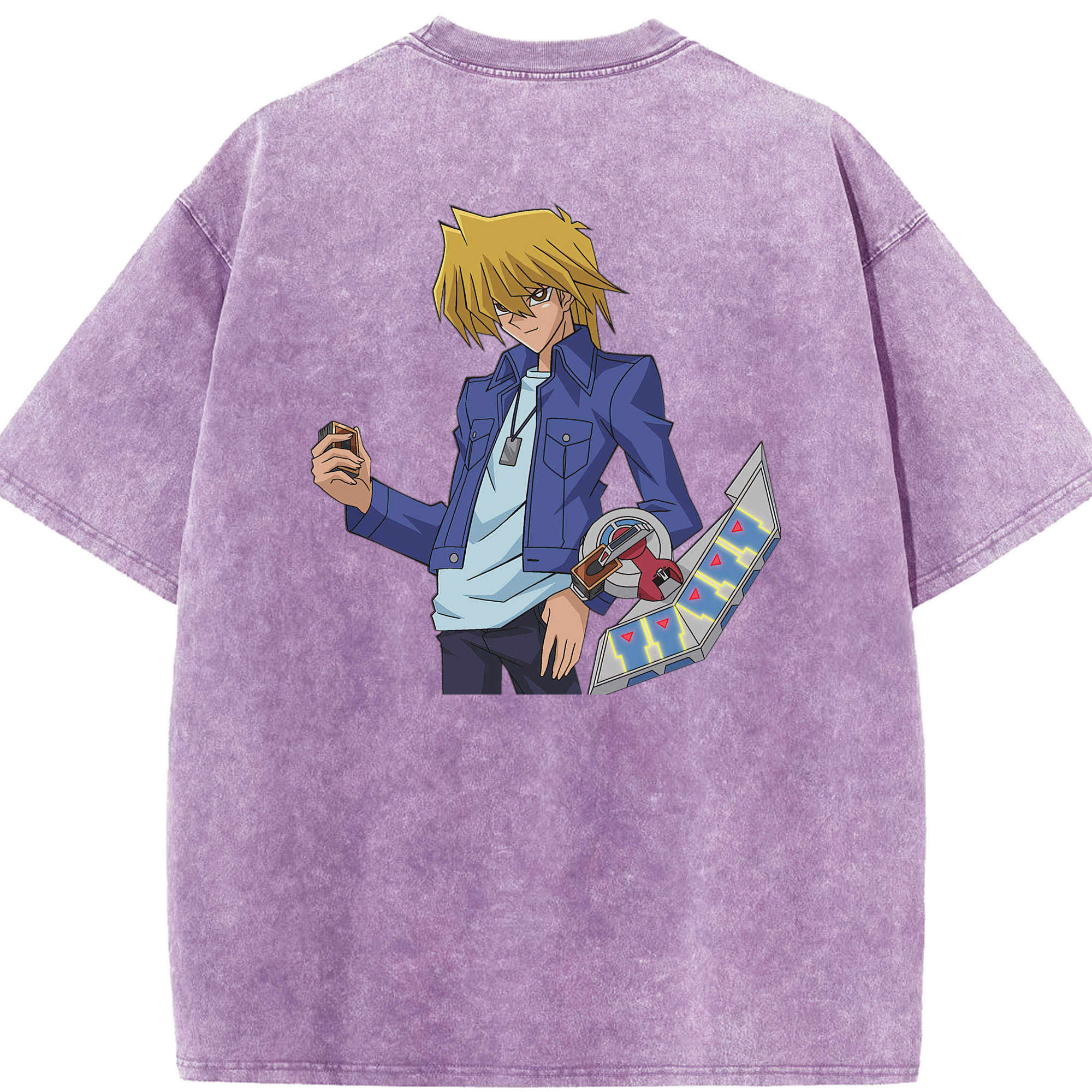 （画像用） 遊☆戯☆王 Yu-Gi-Oh! 綿100% ヴィンテージ風 半袖Tシャツ（背面プリント）