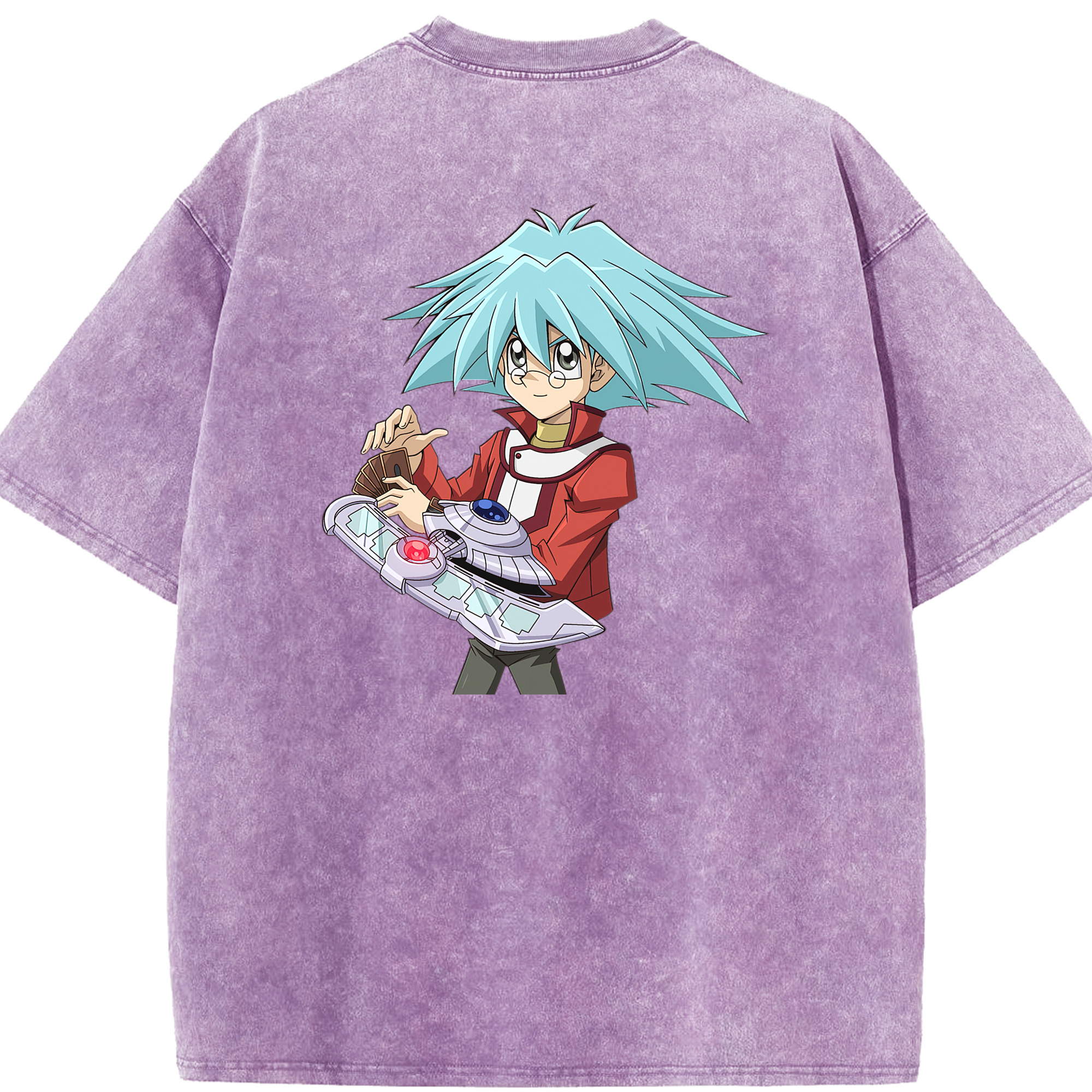 （画像用） 遊☆戯☆王 Yu-Gi-Oh! 綿100% ヴィンテージ風 半袖Tシャツ（背面プリント）