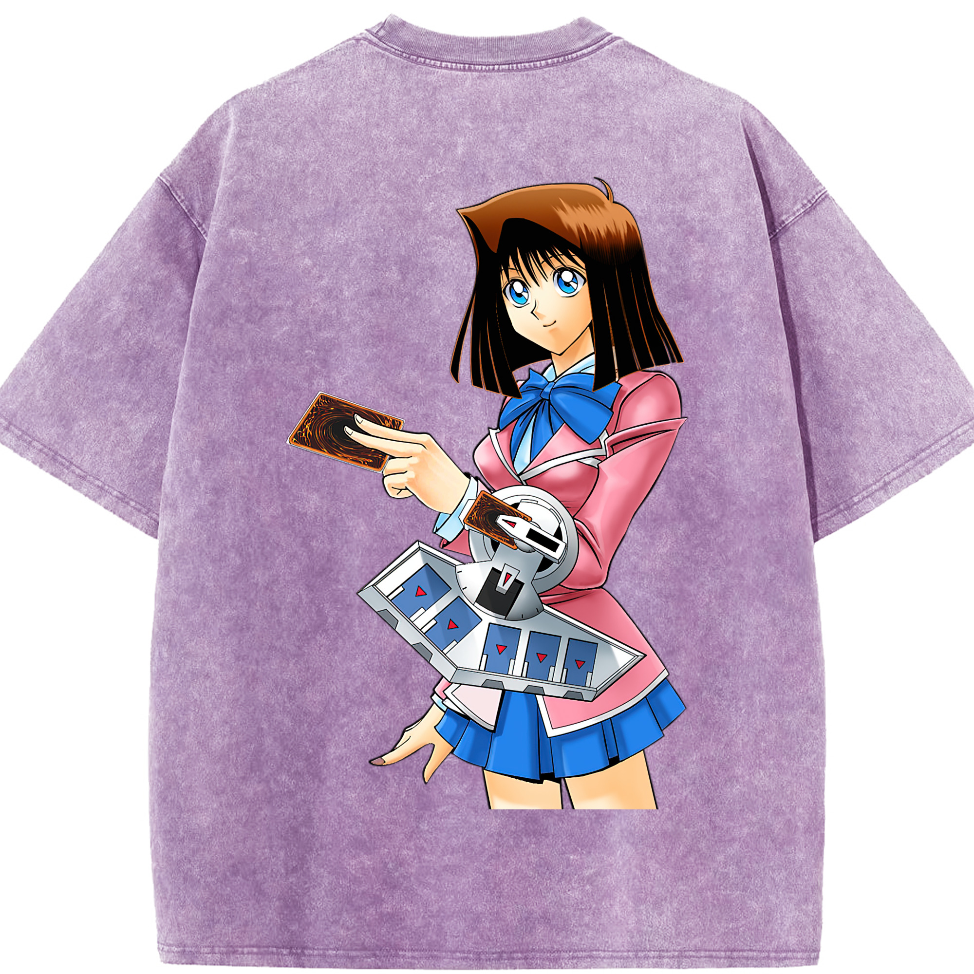 （画像用） 遊☆戯☆王 Yu-Gi-Oh! 綿100% ヴィンテージ風 半袖Tシャツ（背面プリント）